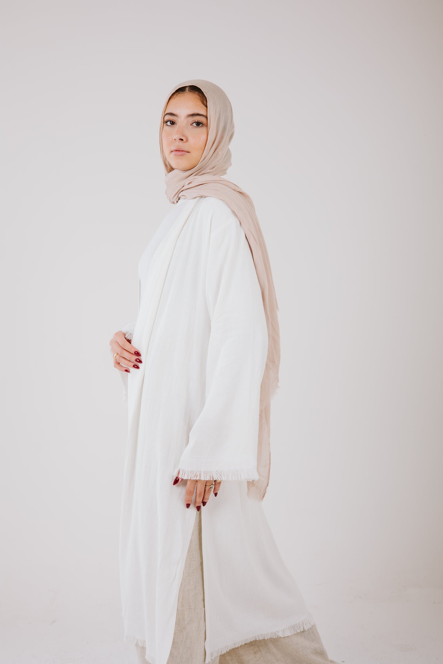 Jana cardigan in White