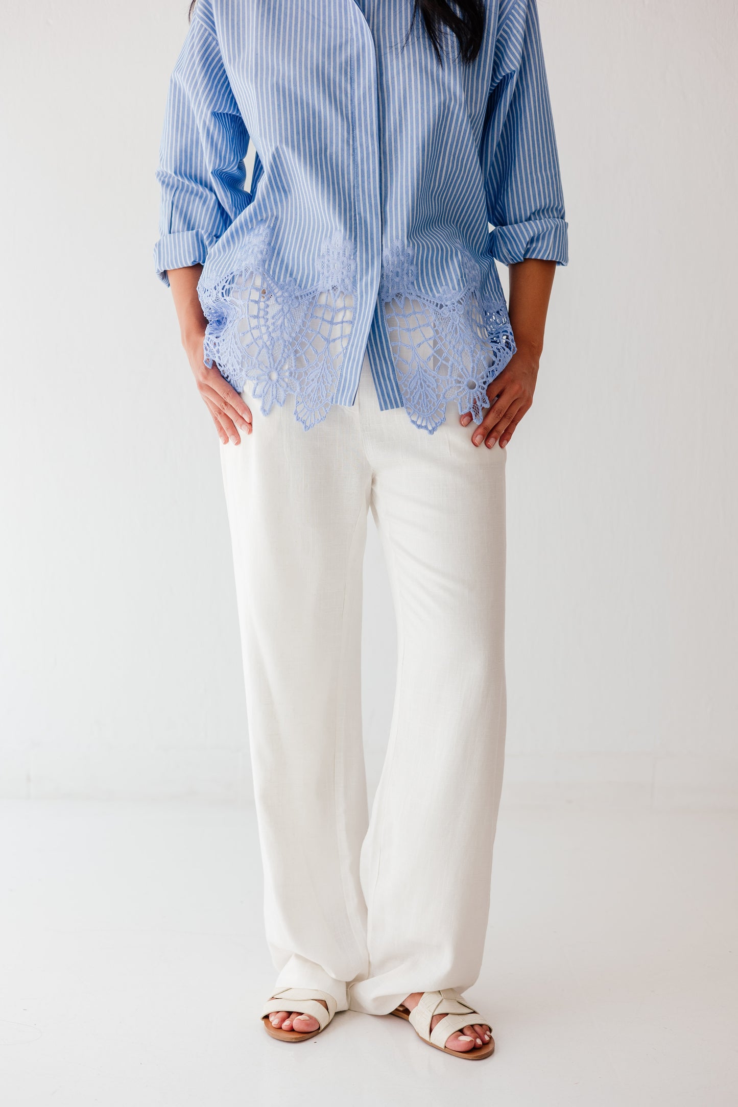 Azure Lace Shirt