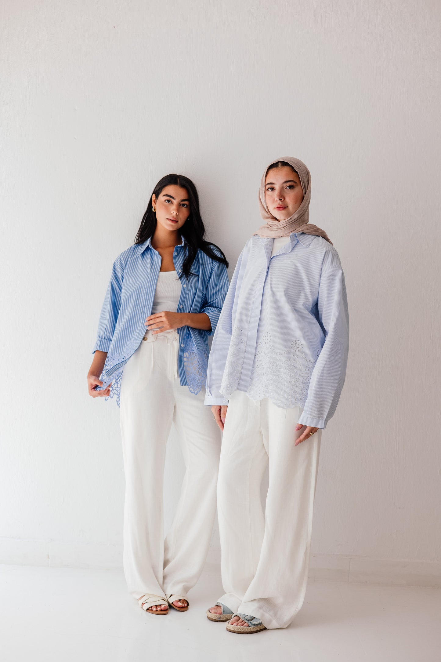 Azure Lace Shirt