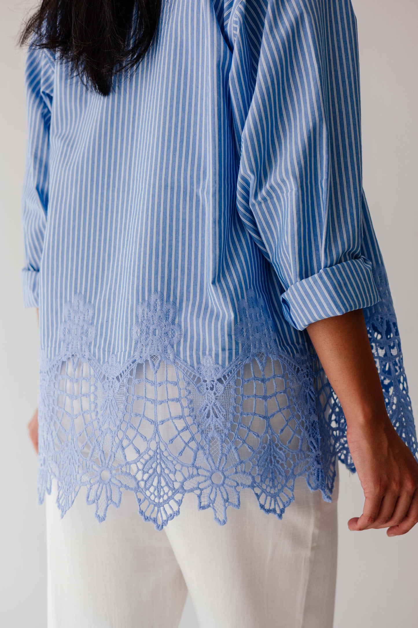 Azure Lace Shirt