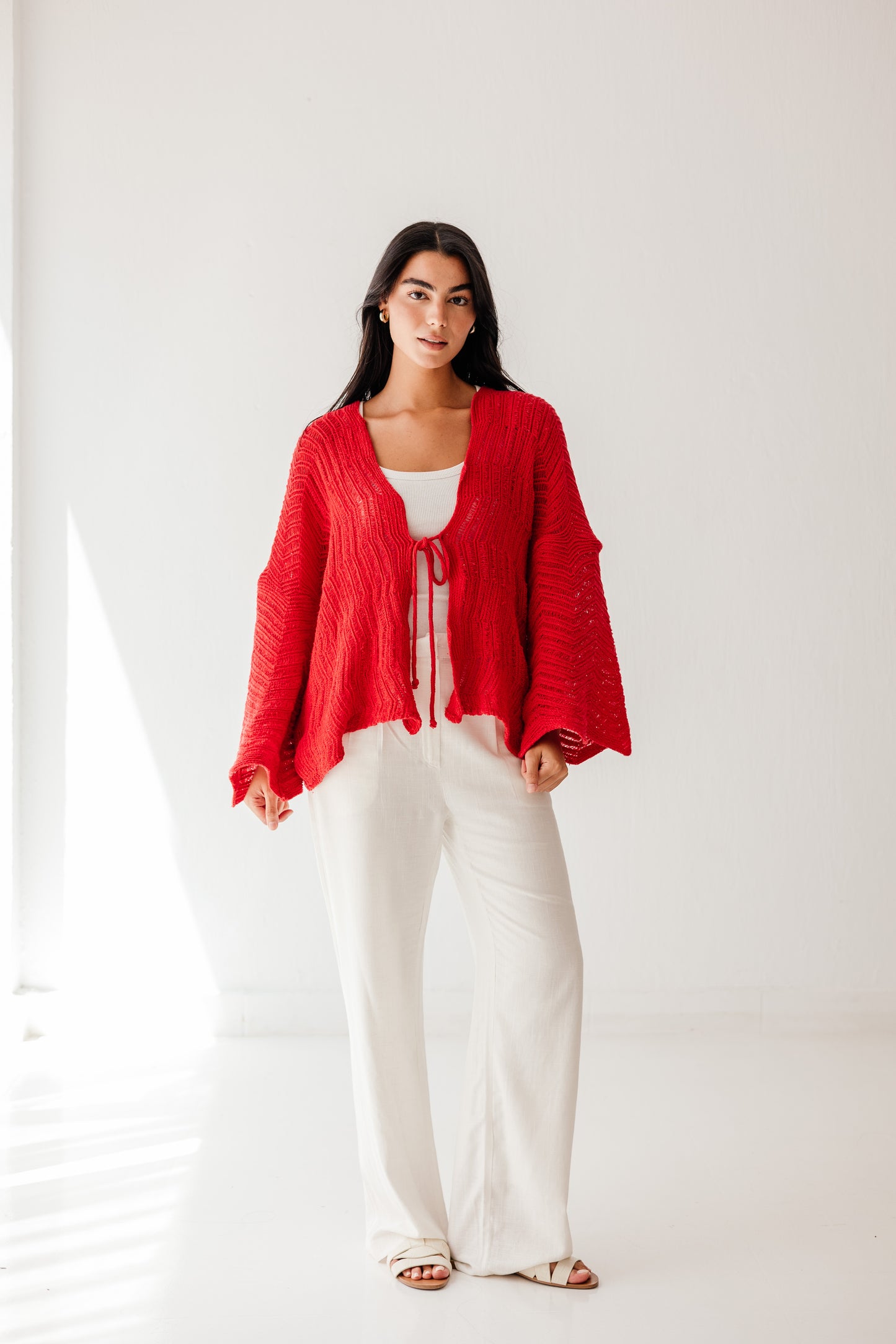 Havana cardigan in Cherry