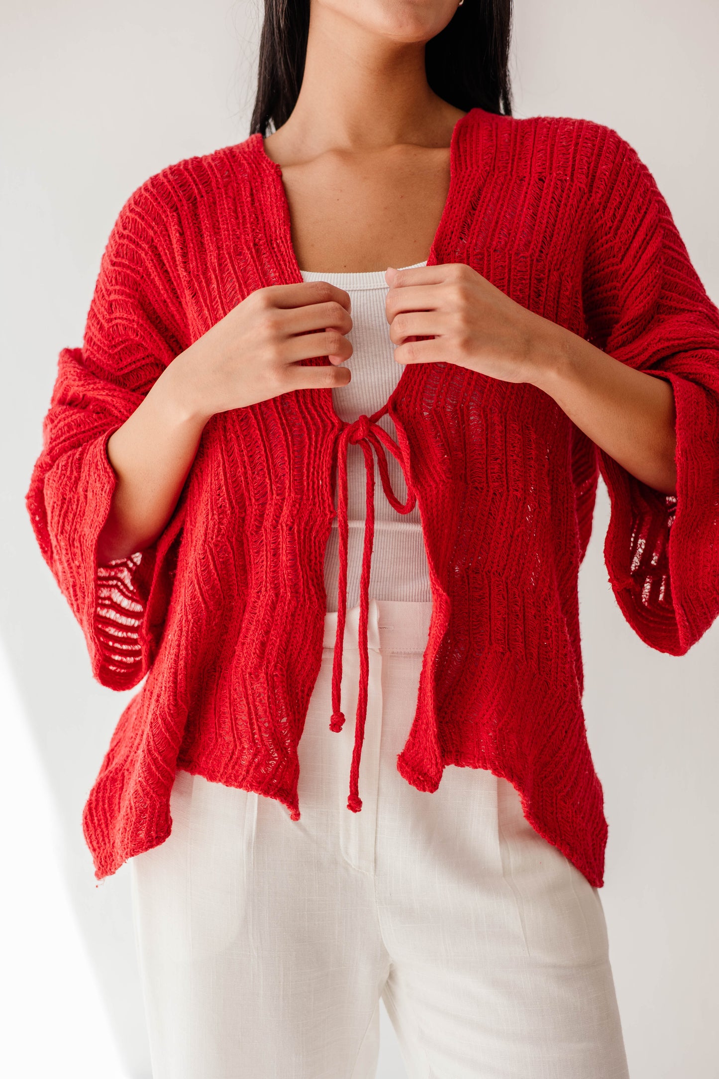 Havana cardigan in Cherry