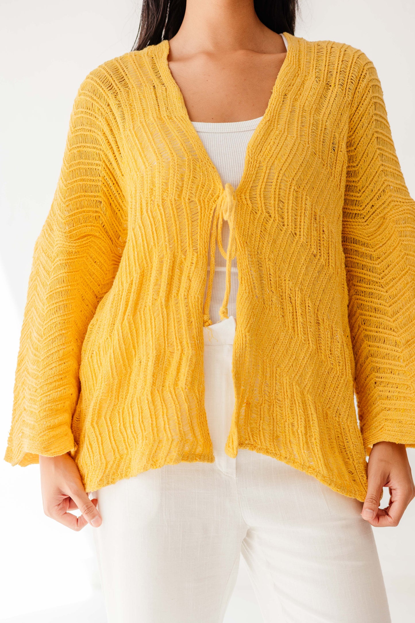 Havana cardigan in Canary
