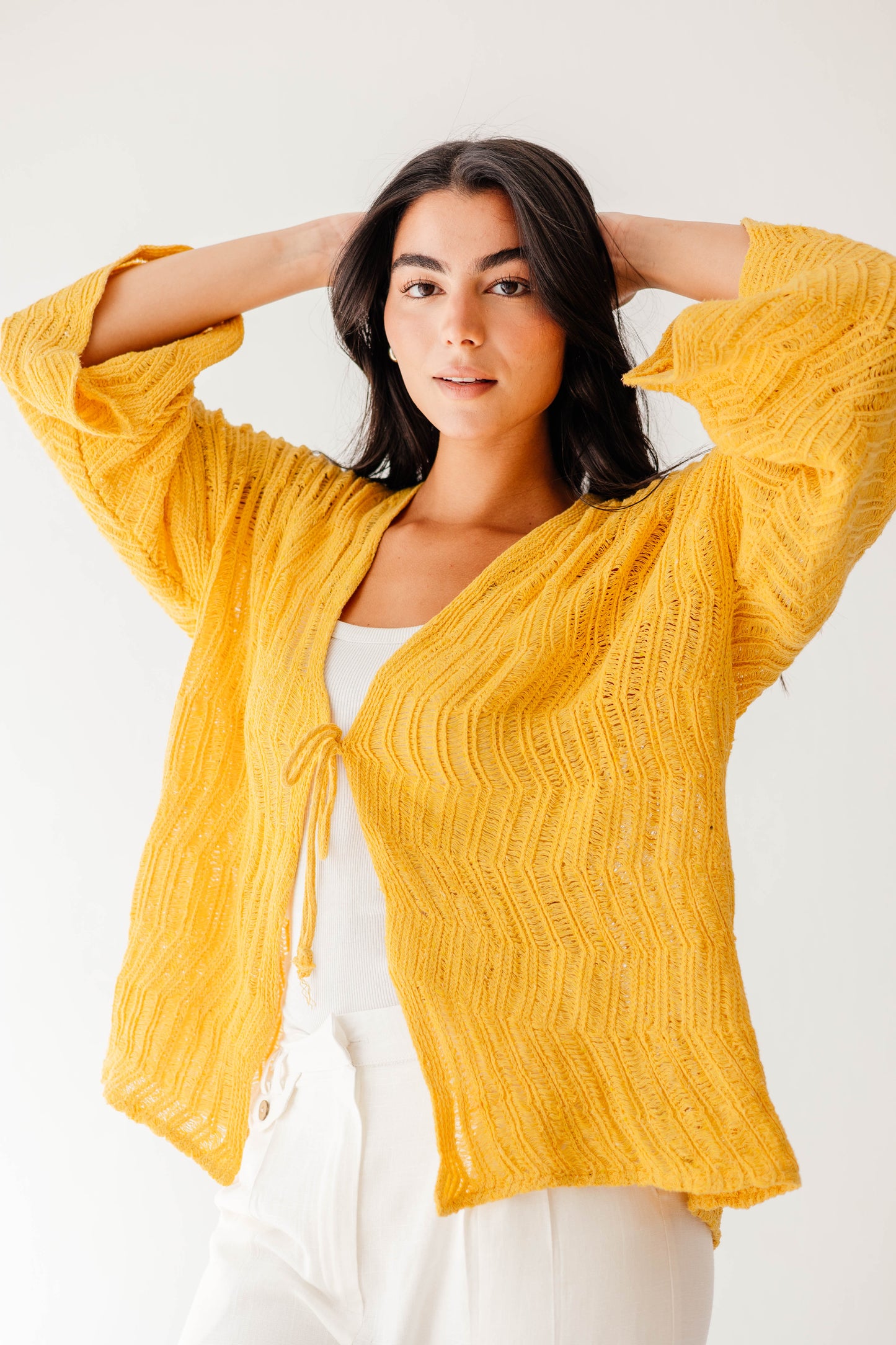 Havana cardigan in Canary