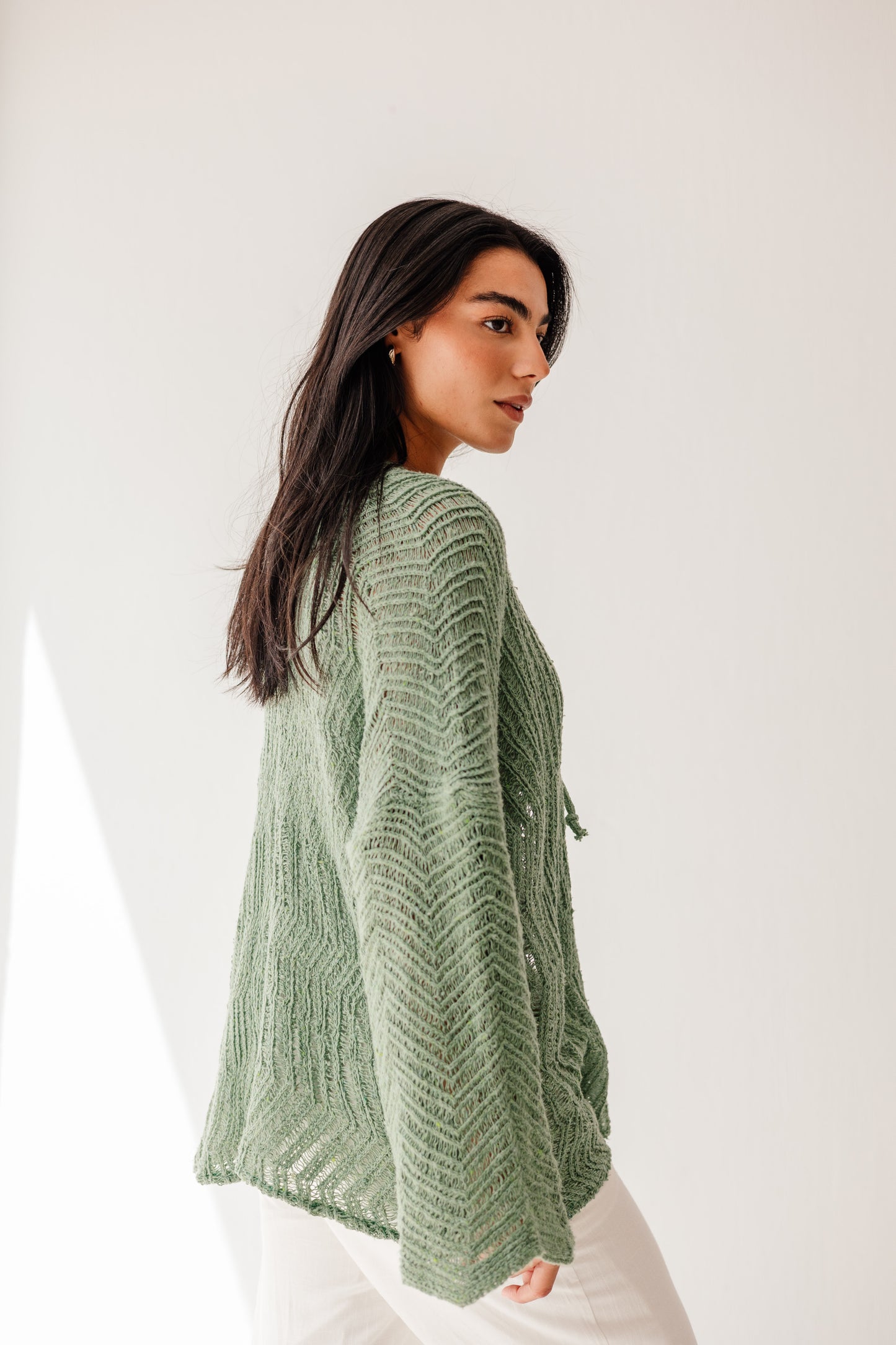 Havana cardigan in Mint