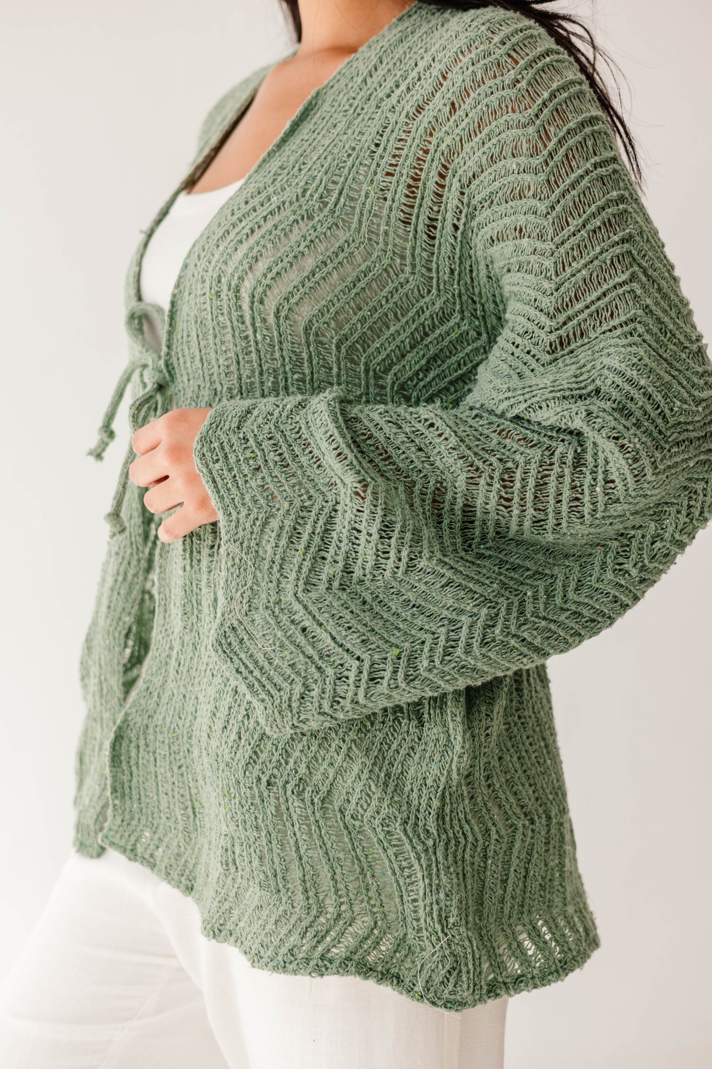 Havana cardigan in Mint