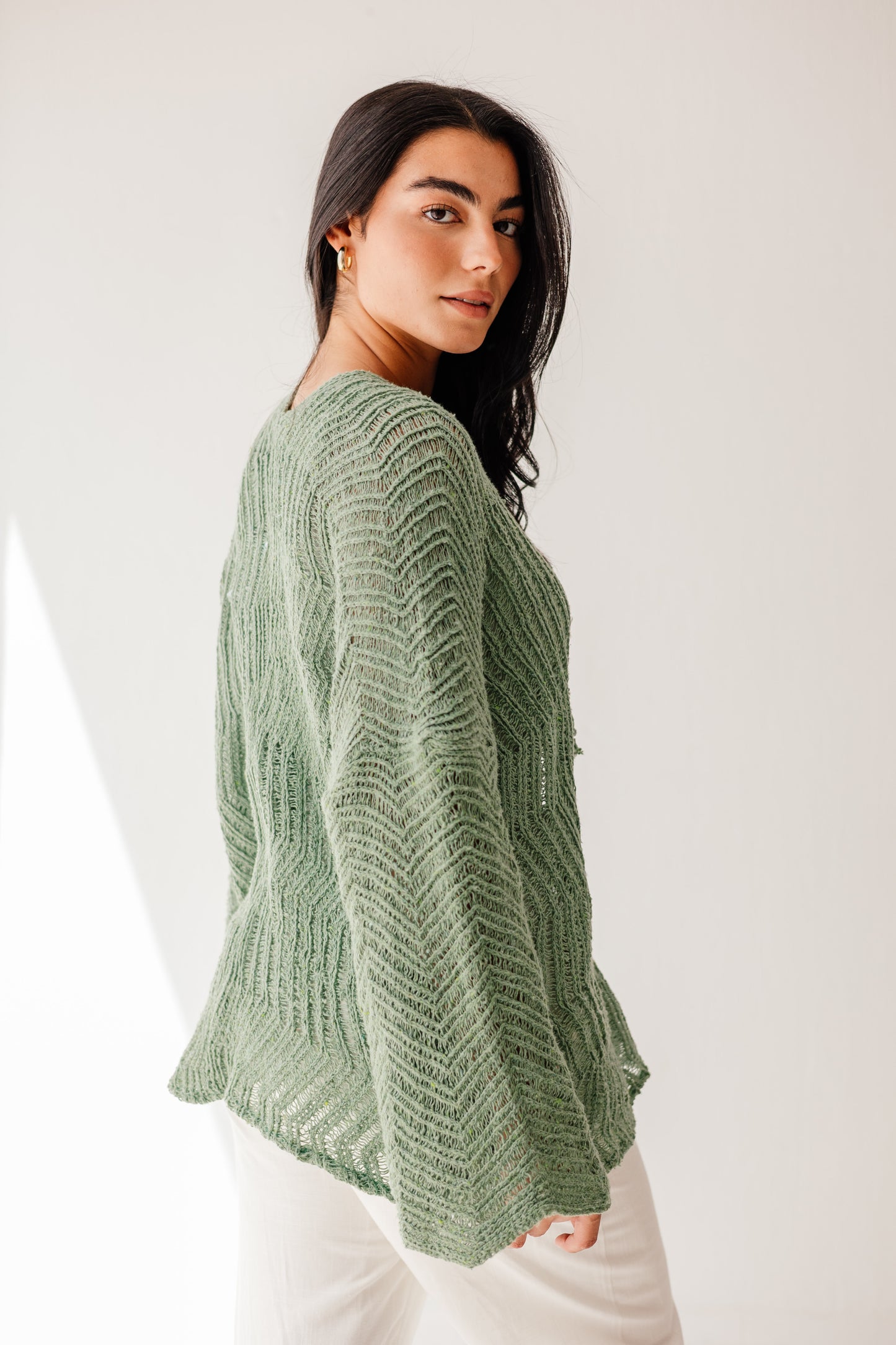 Havana cardigan in Mint