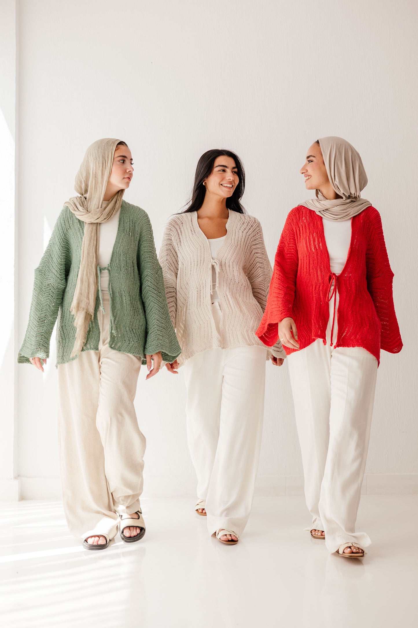 Havana cardigan in Mint