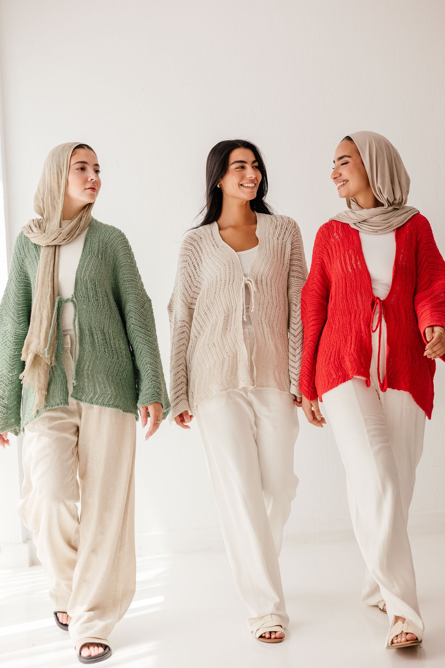 Havana cardigan in Mint