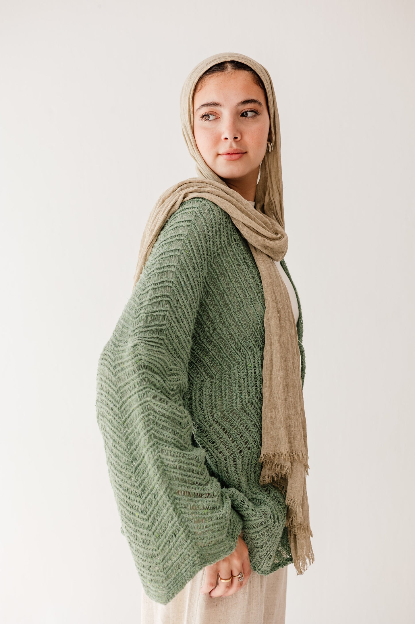 Havana cardigan in Mint