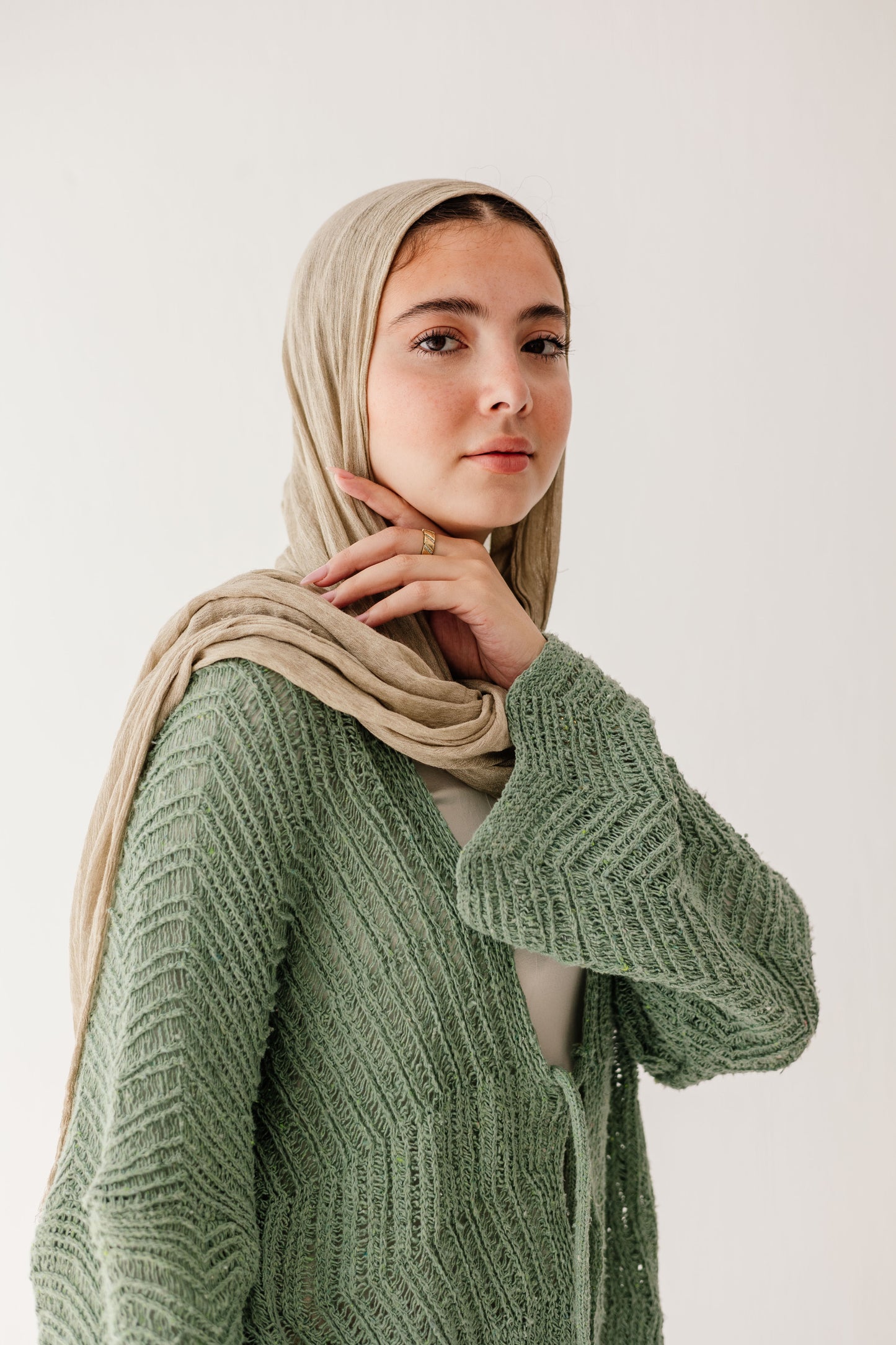 Havana cardigan in Mint