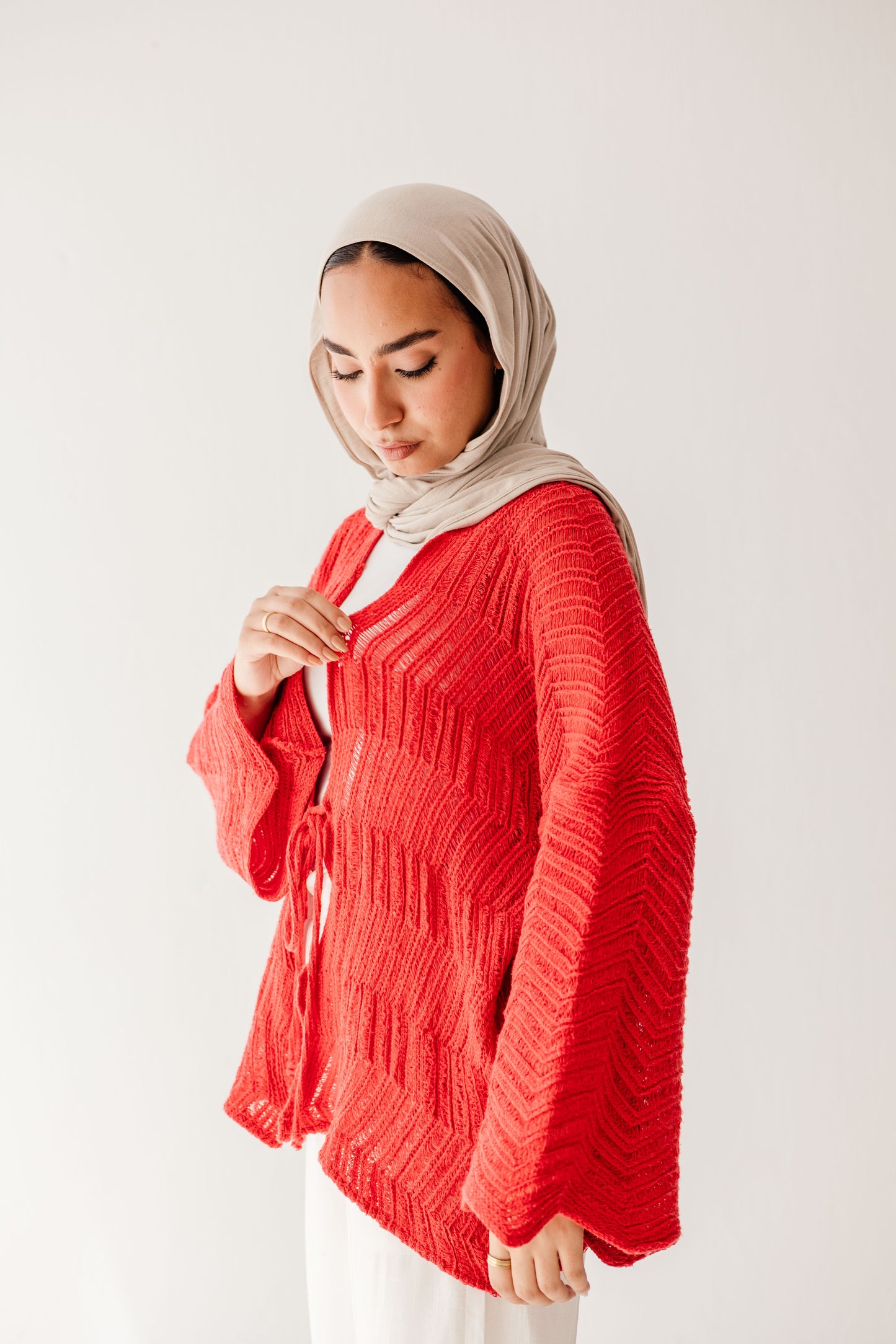 Havana cardigan in Cherry