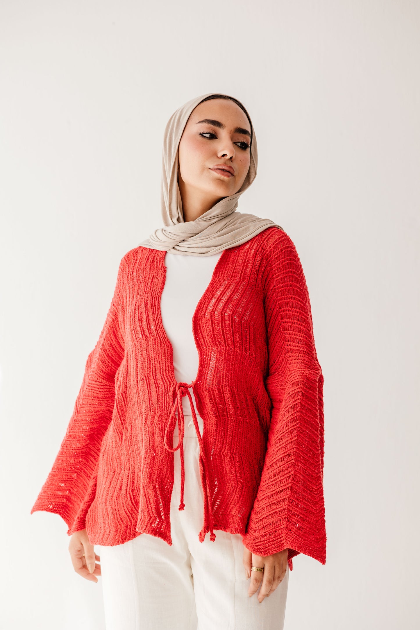 Havana cardigan in Cherry