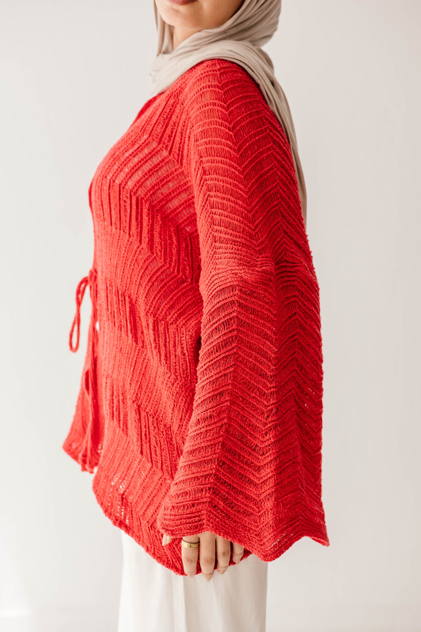 Havana cardigan in Cherry