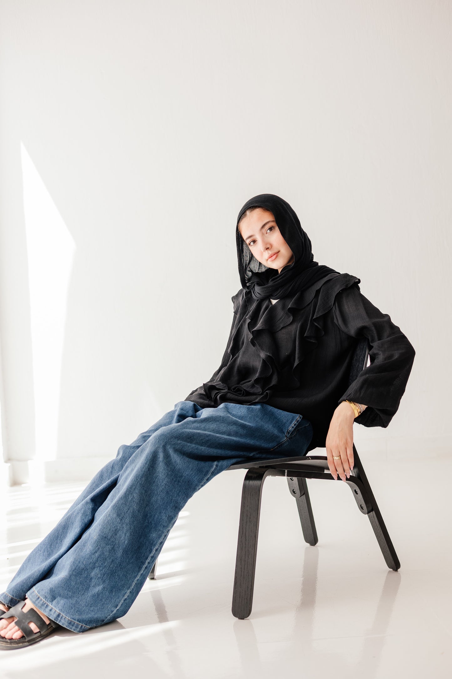 Riviera Blouse in Black