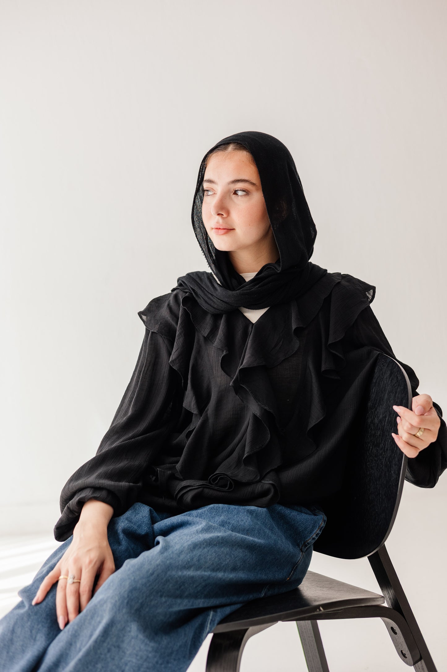 Riviera Blouse in Black