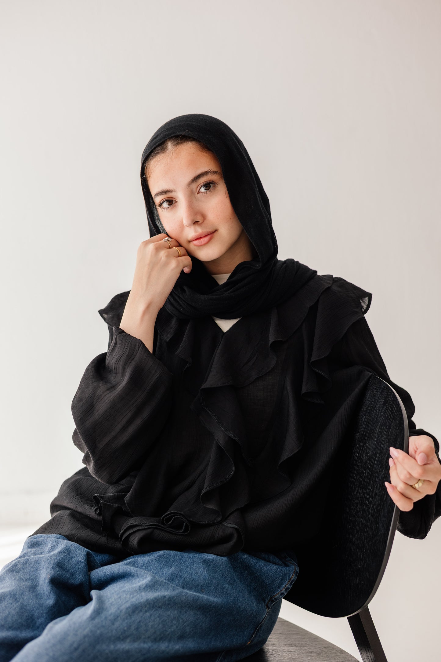 Riviera Blouse in Black