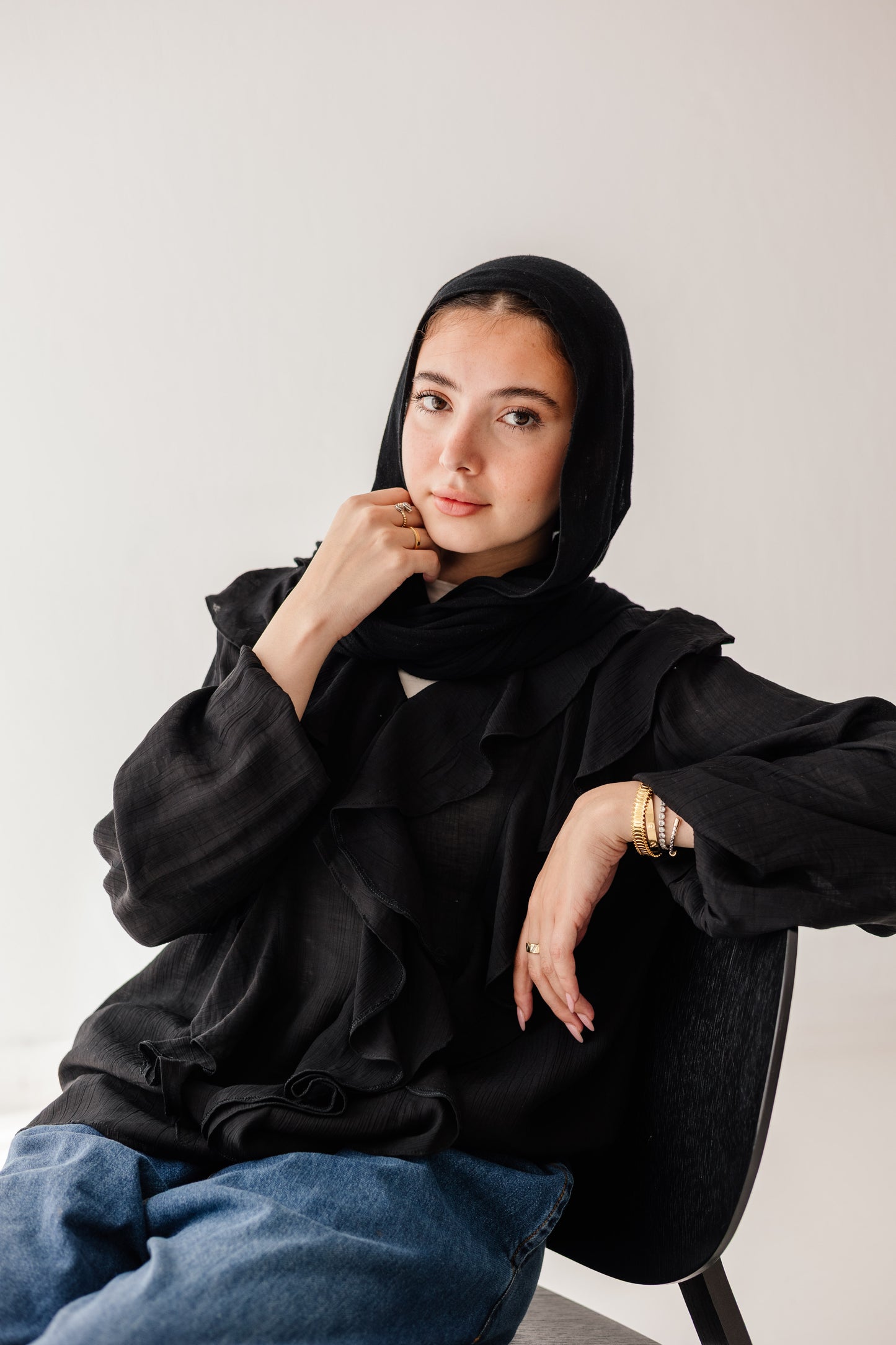 Riviera Blouse in Black