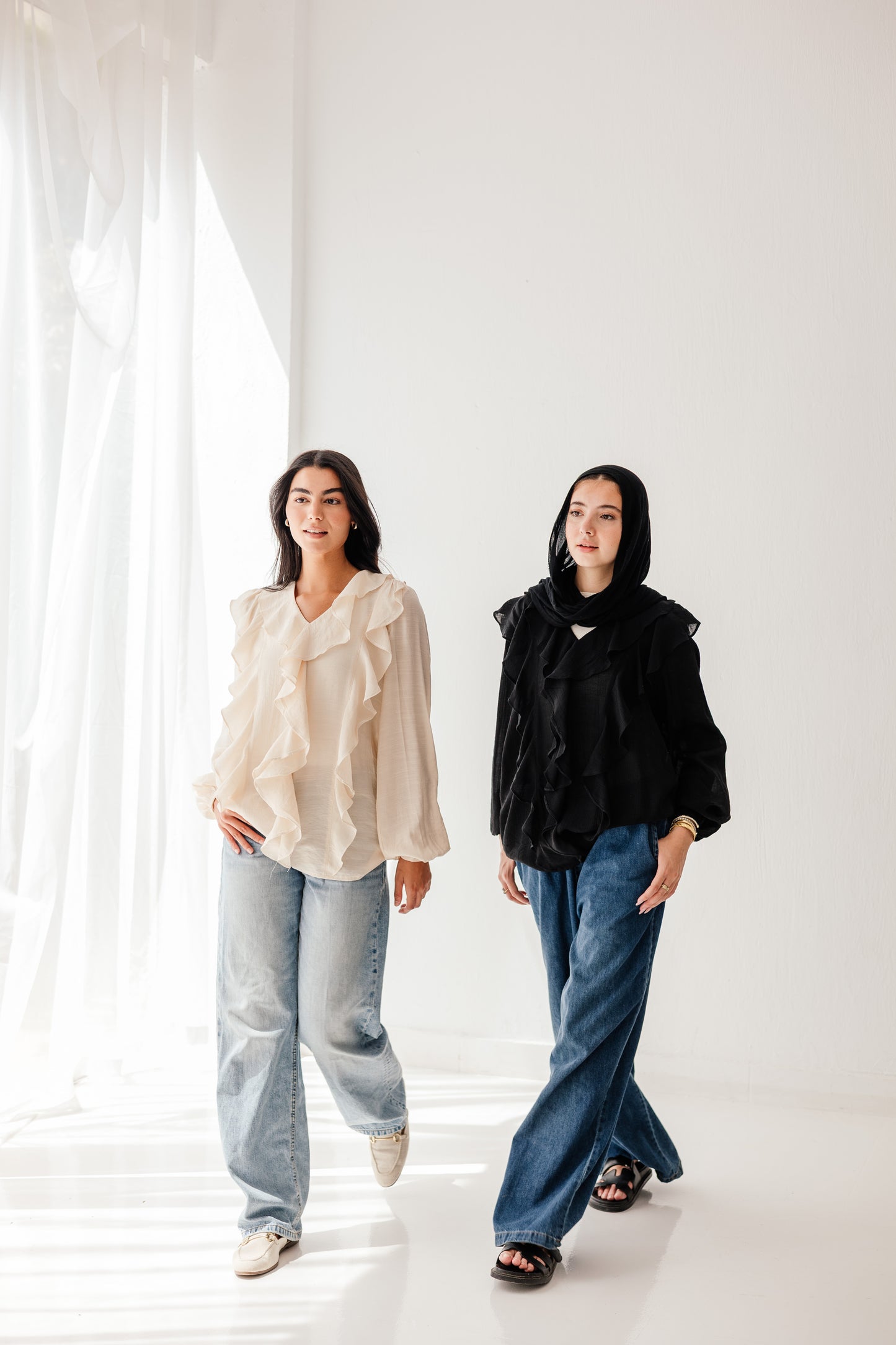 Riviera Blouse in beige