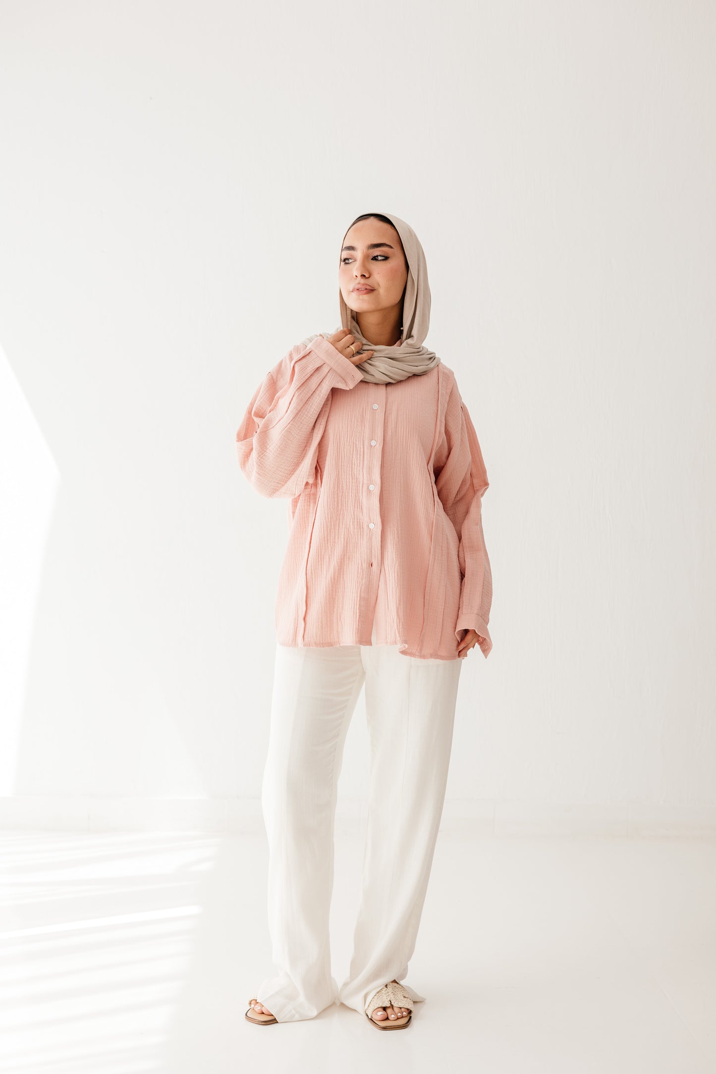 Sunelle Shirt in Misty Rose