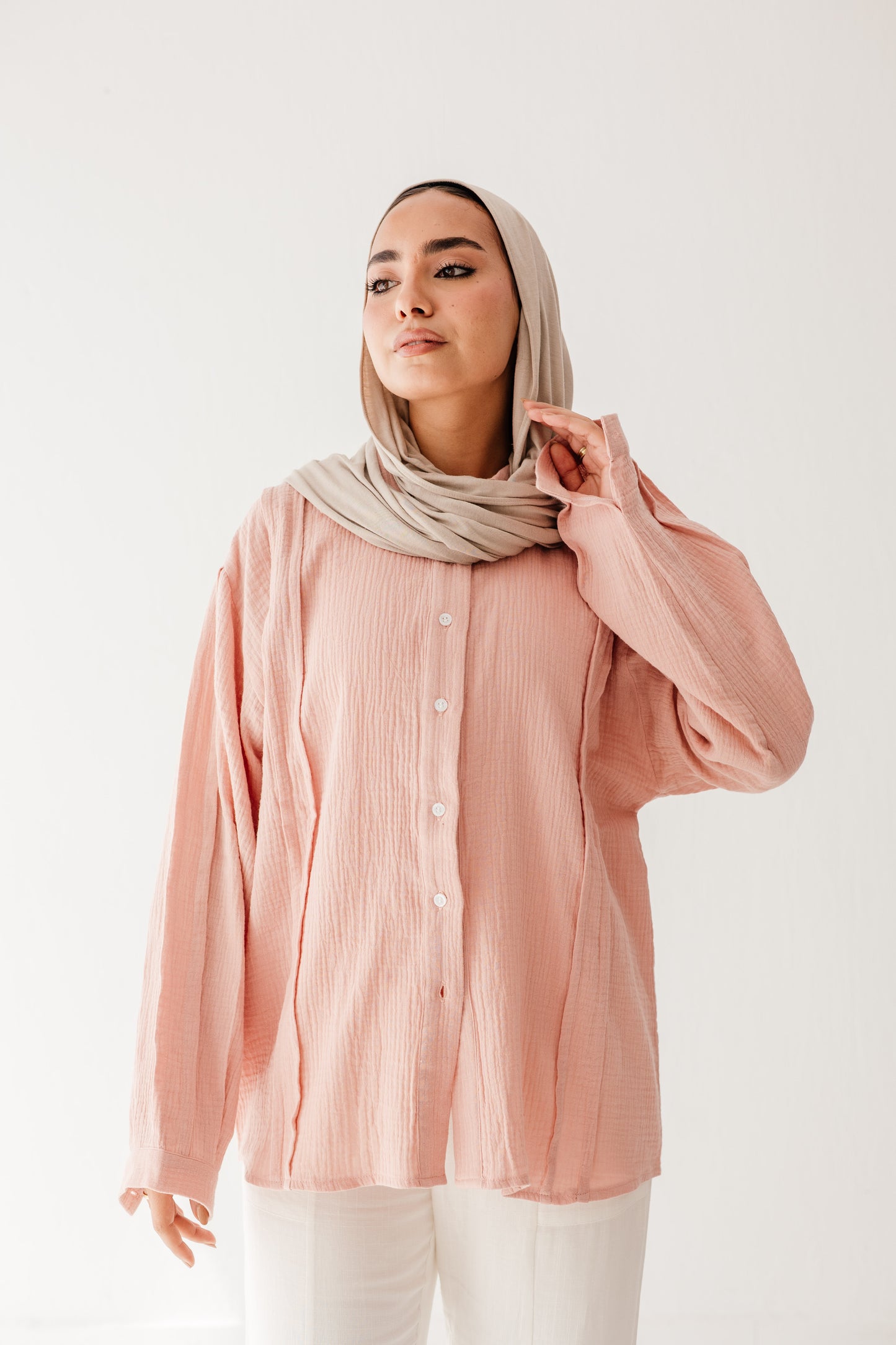 Sunelle Shirt in Misty Rose