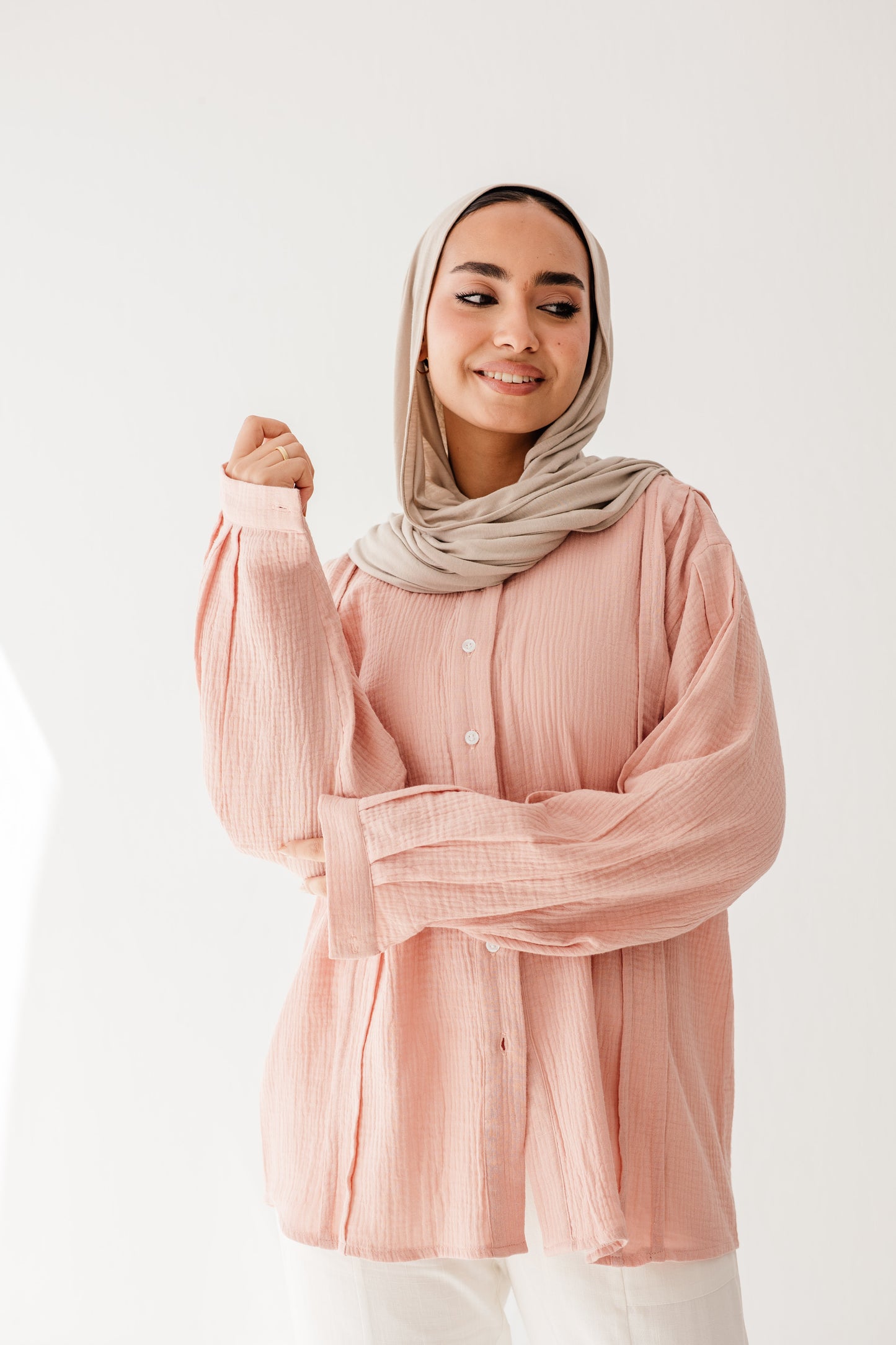 Sunelle Shirt in Misty Rose