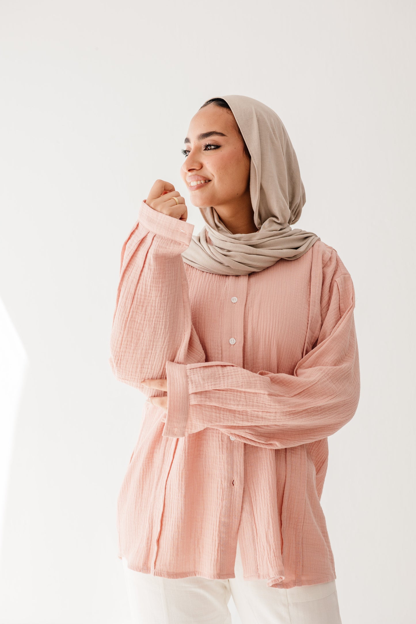 Sunelle Shirt in Misty Rose
