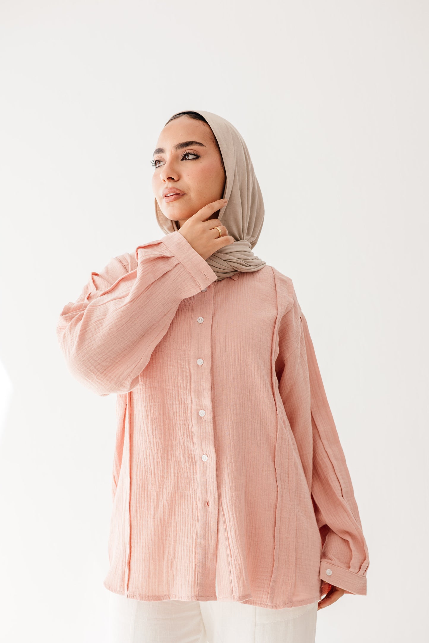 Sunelle Shirt in Misty Rose
