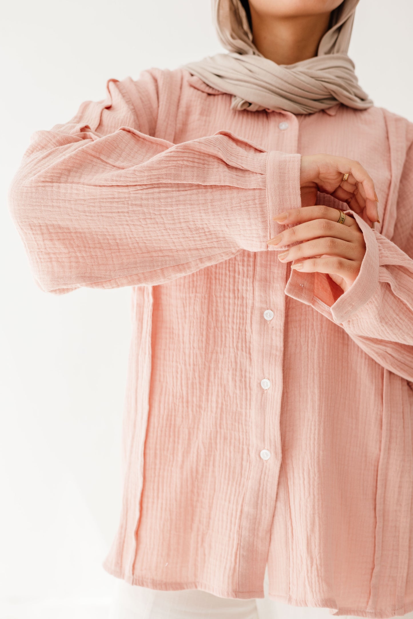 Sunelle Shirt in Misty Rose
