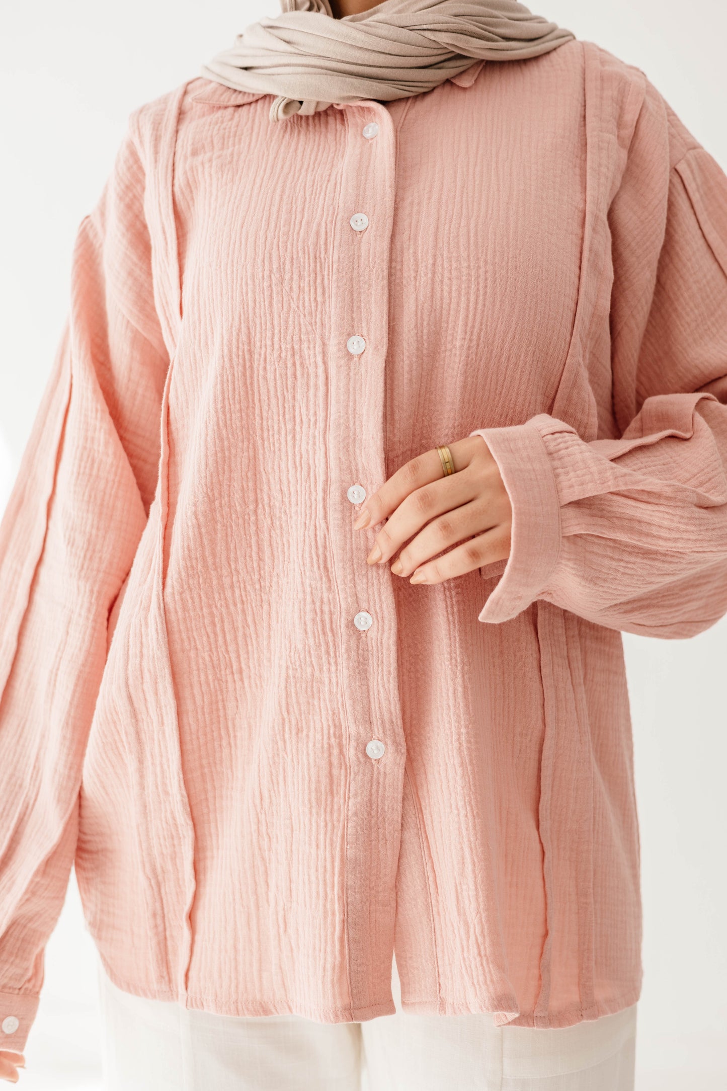 Sunelle Shirt in Misty Rose