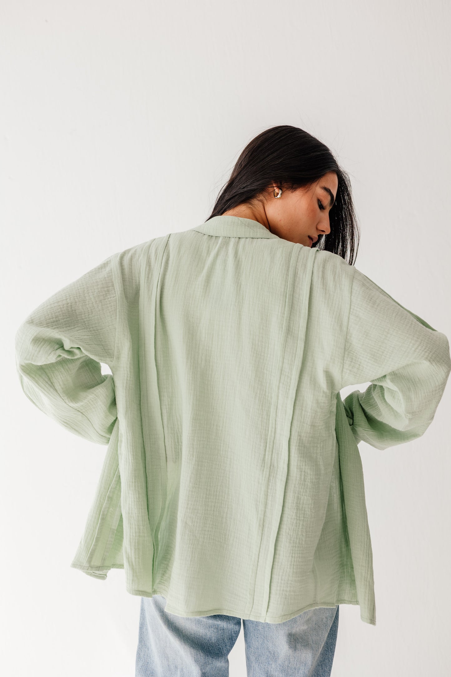 Sunelle Shirt in Pastel green