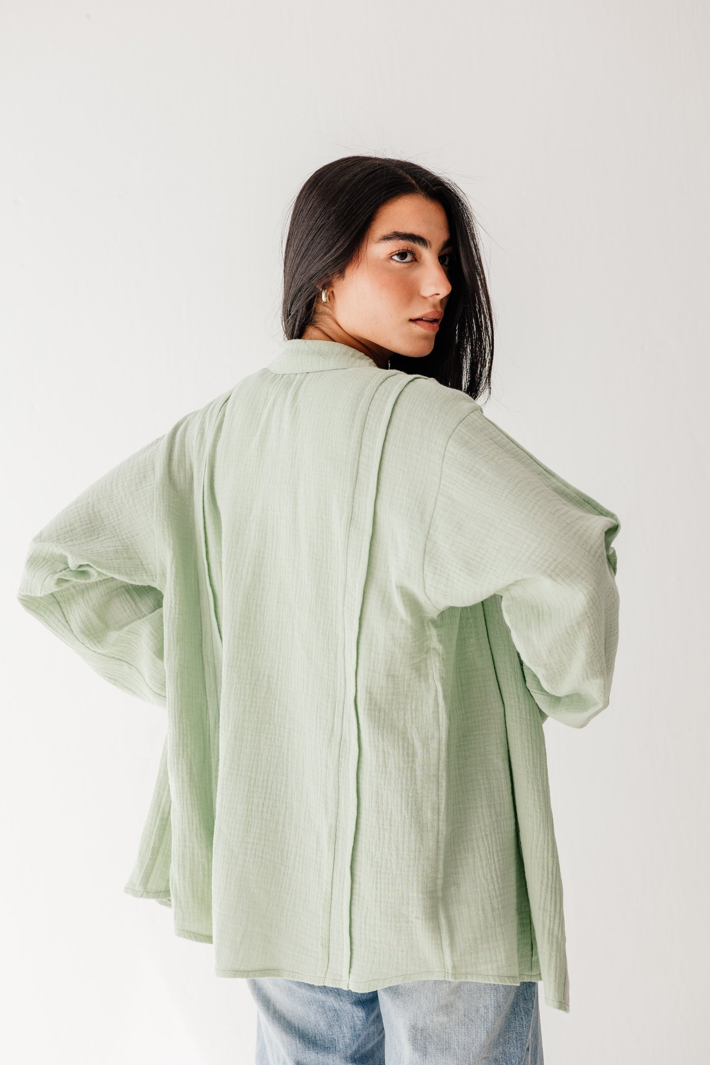 Sunelle Shirt in Pastel green