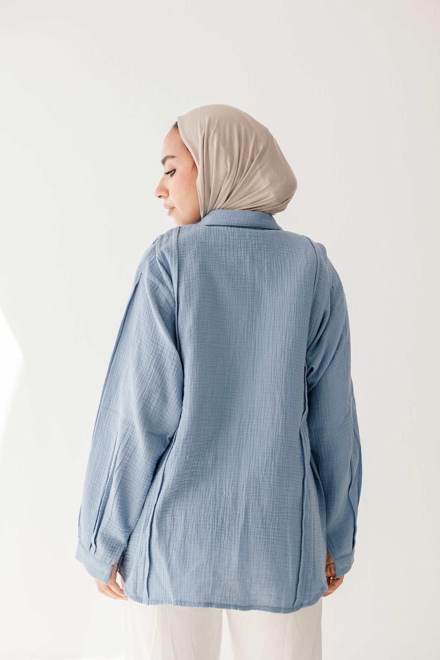 Sunelle Shirt in Steel blue
