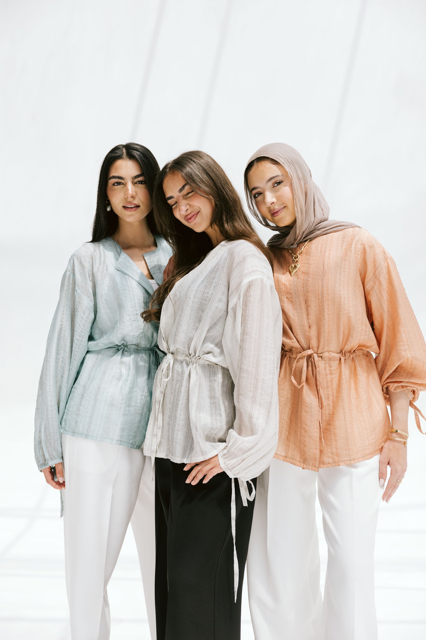 Marée blouse in Apricot