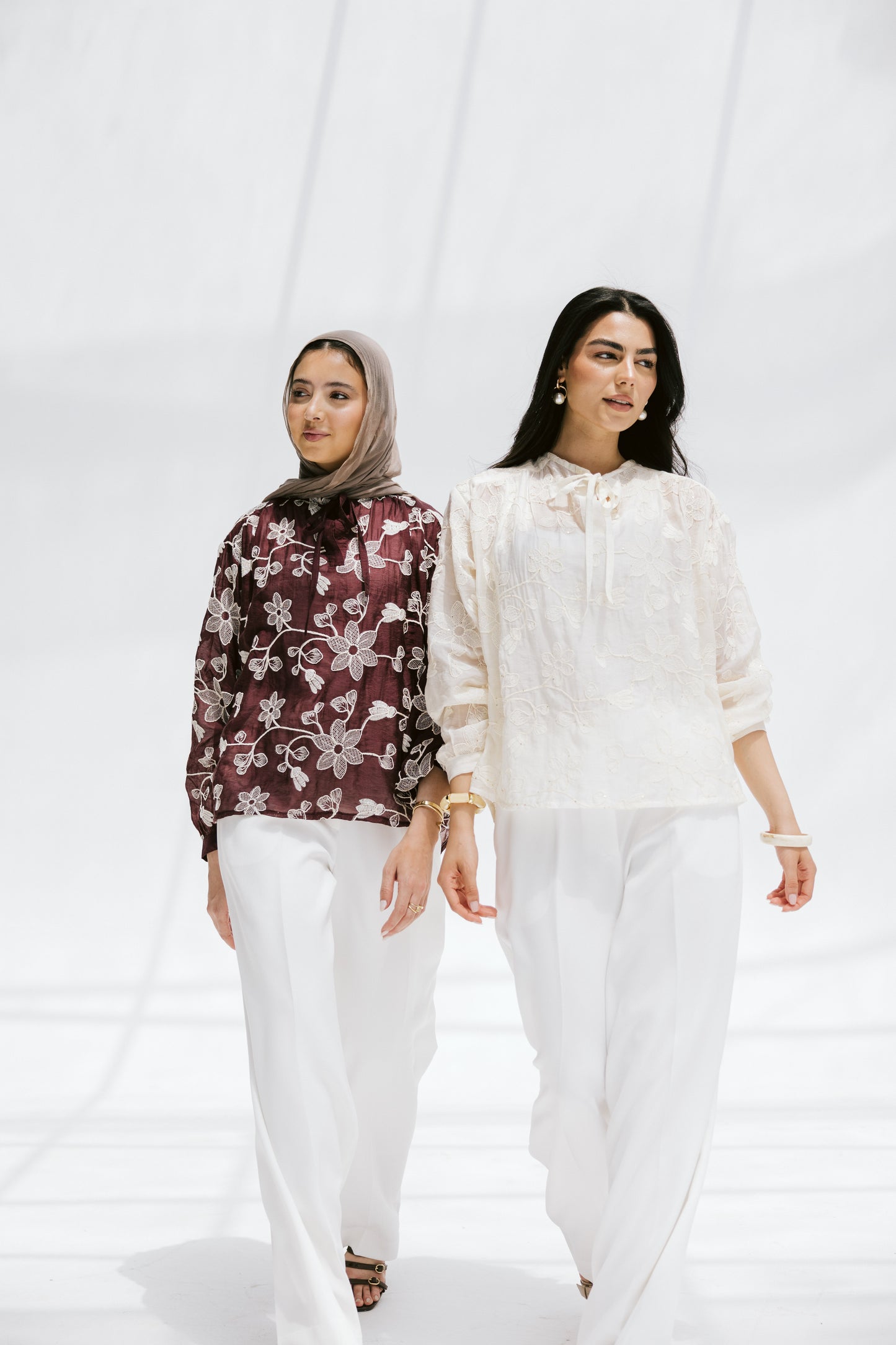 Fleurine Blouse in Ivory