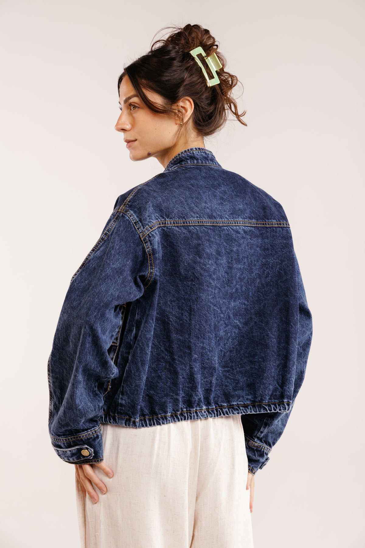 The Outline Crop Denim