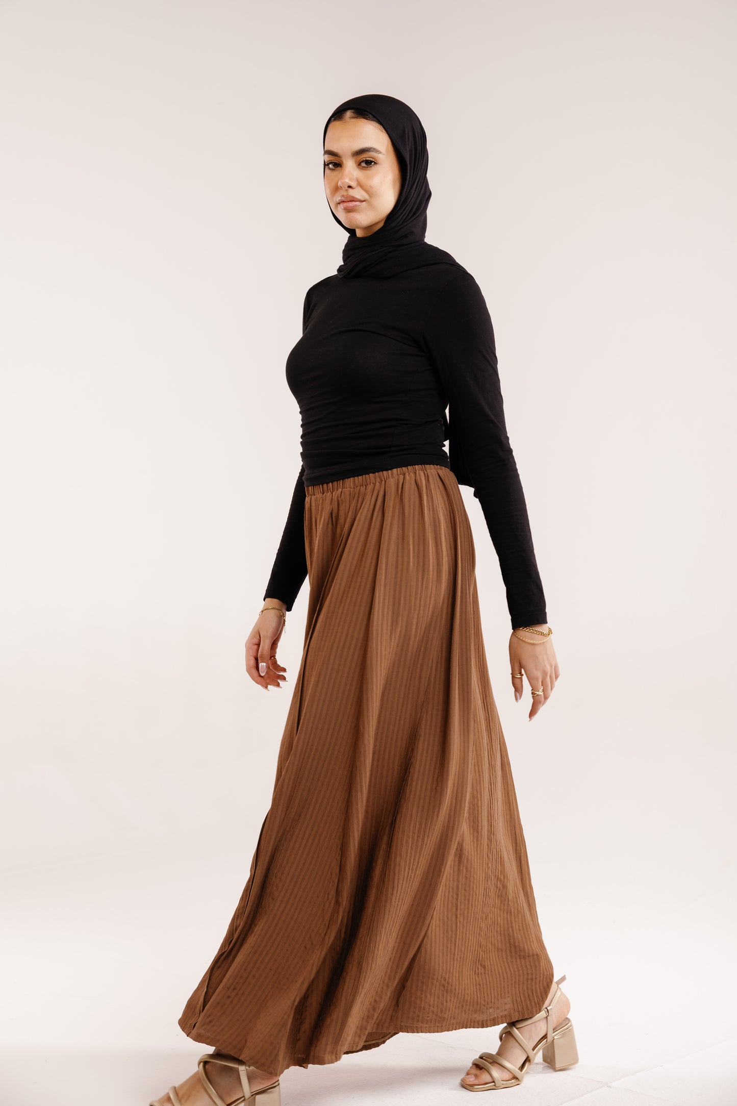 The Sway Skirt in Walnut