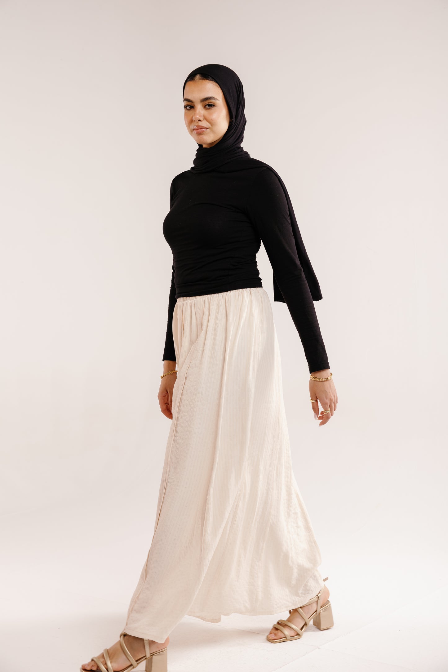 The Sway Skirt in Cream