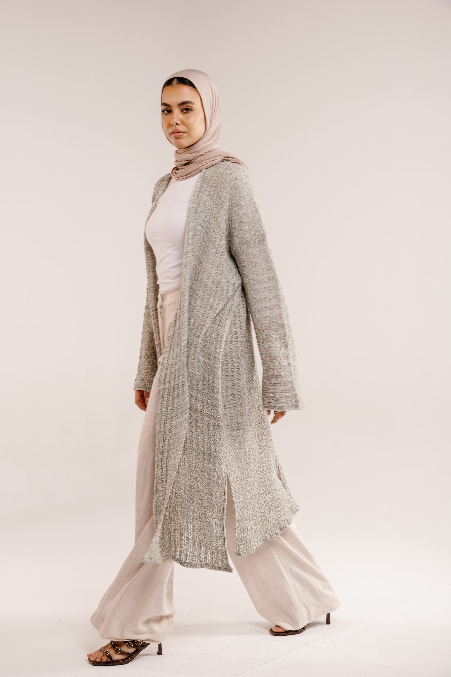 Cloud Knit Cardigan in Basil