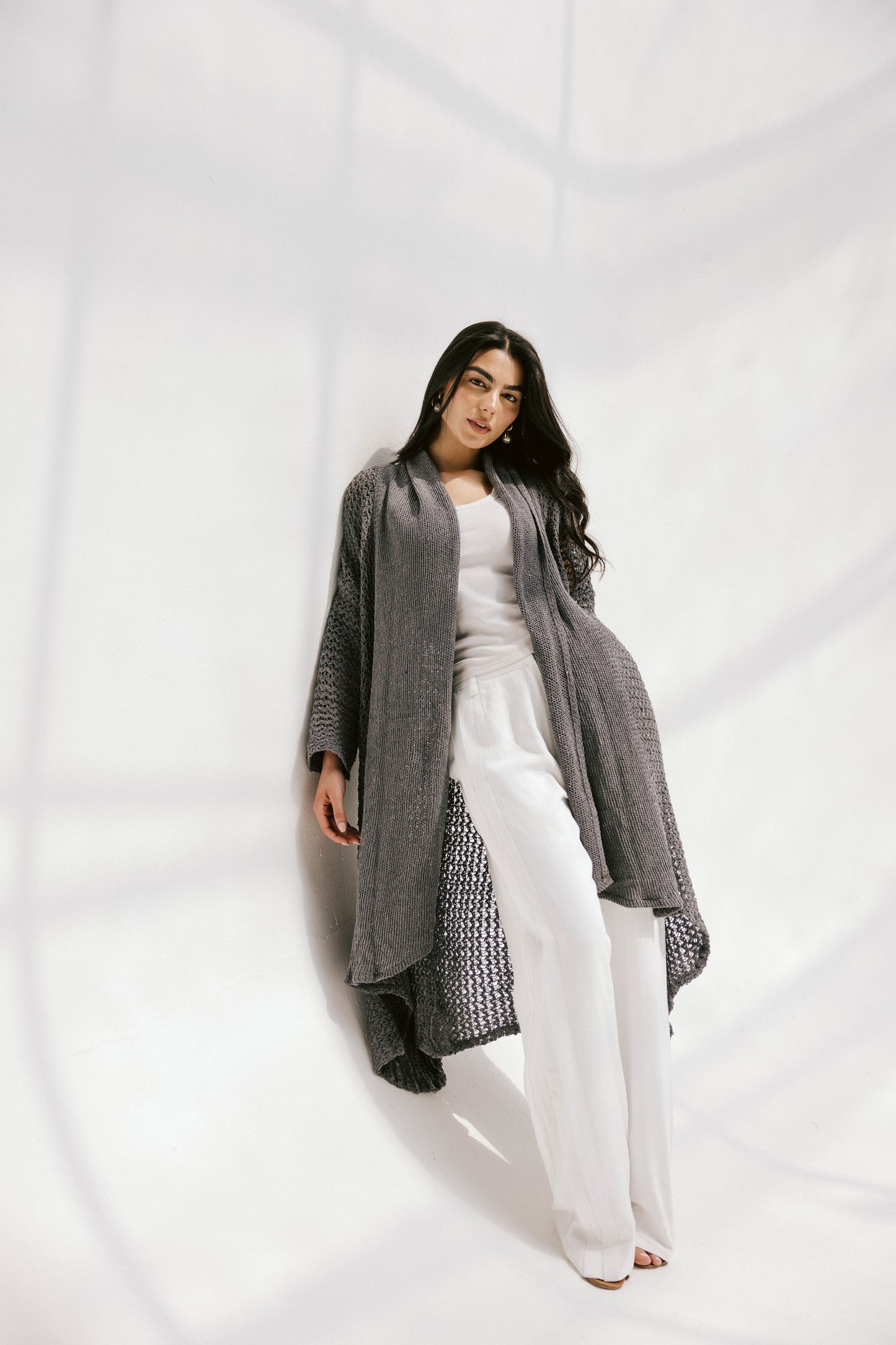 The Haze Cardigan in Gray 2.0
