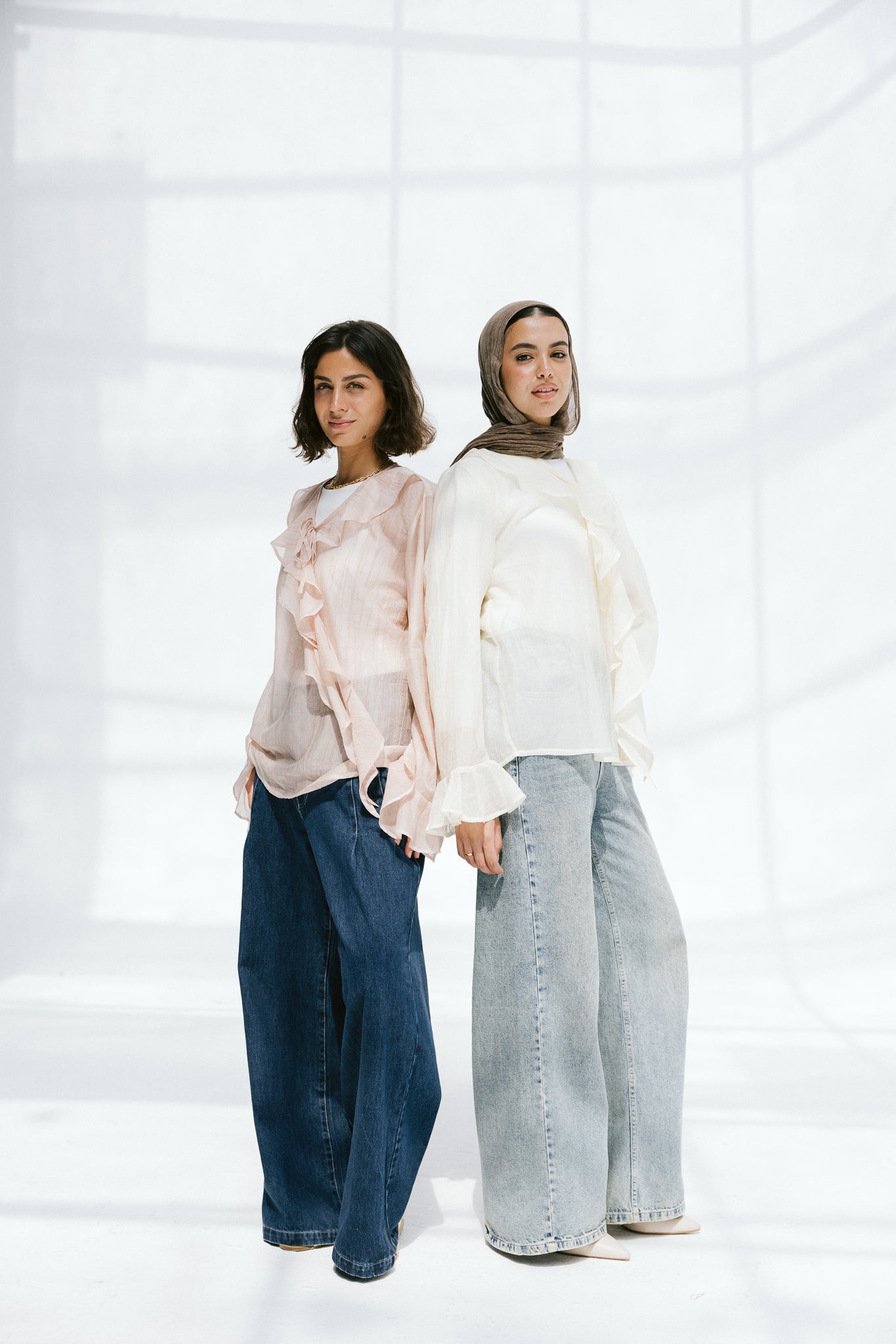 Soft Escape Blouse In Cloud