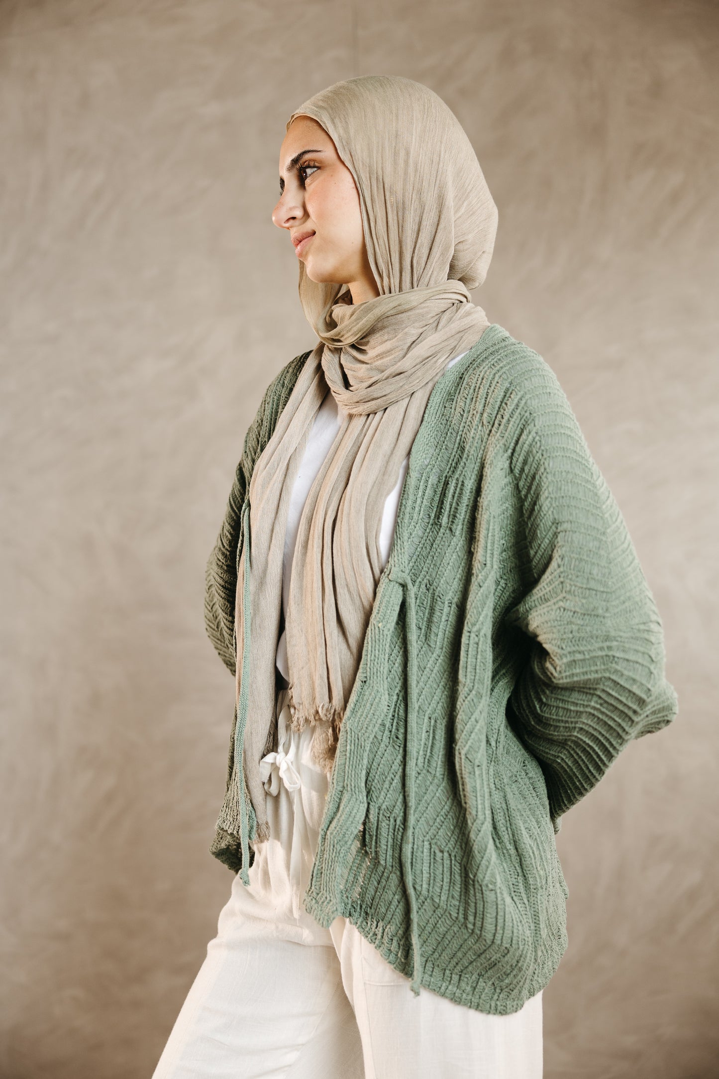 Havana cardigan in Mint
