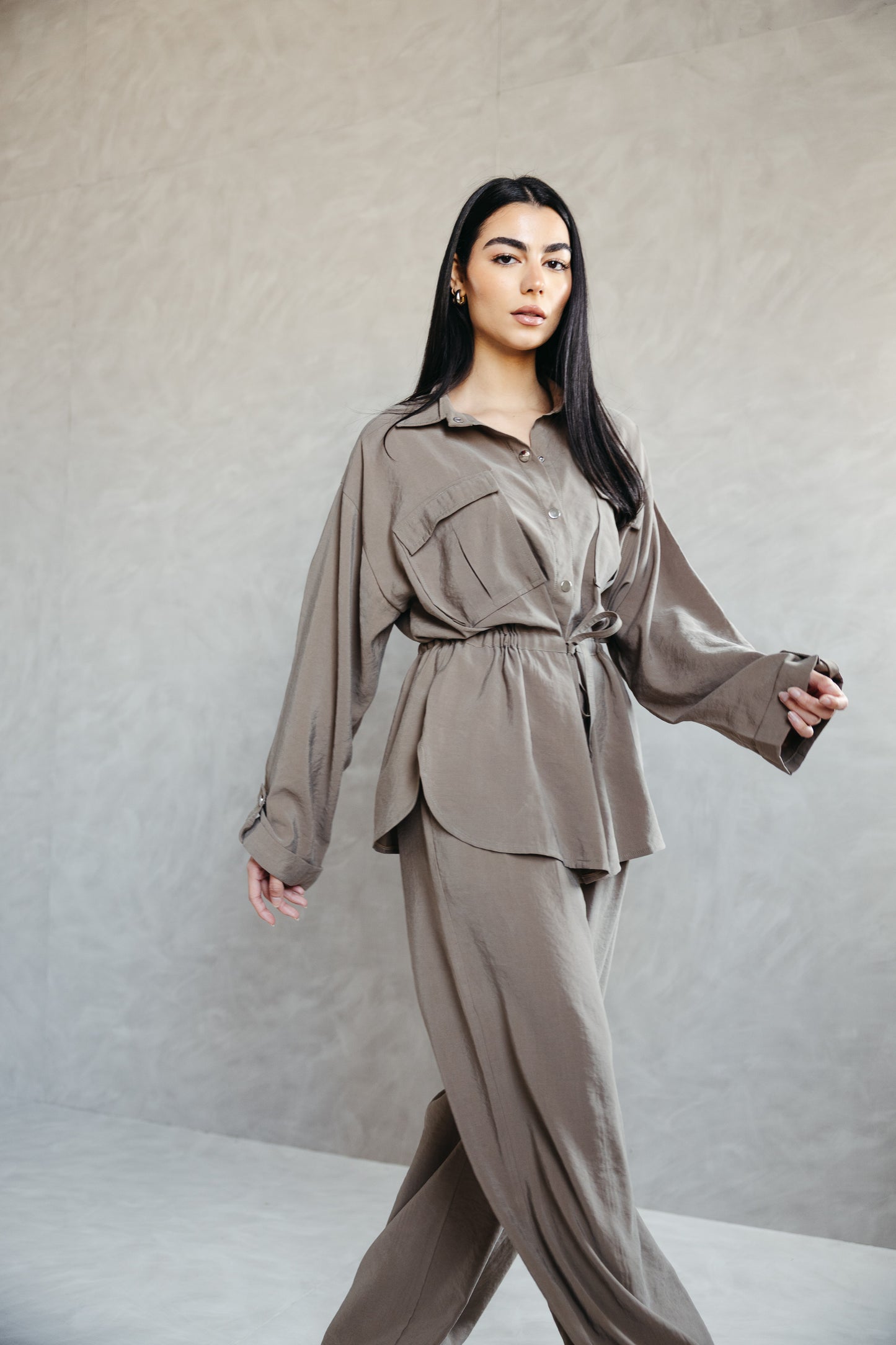 The Signature set in Olive Beige