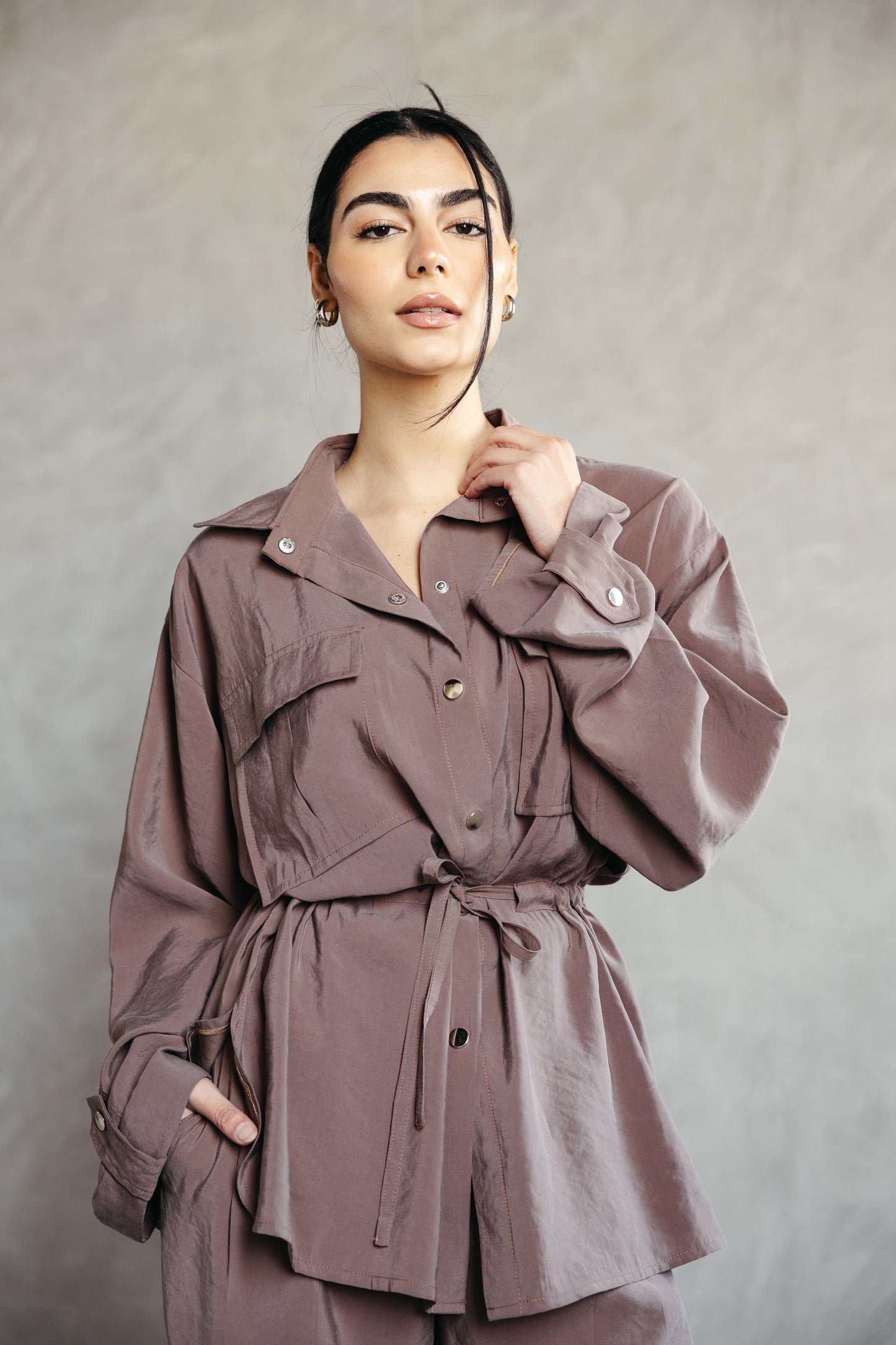 The Signature set in Mocha Taupe