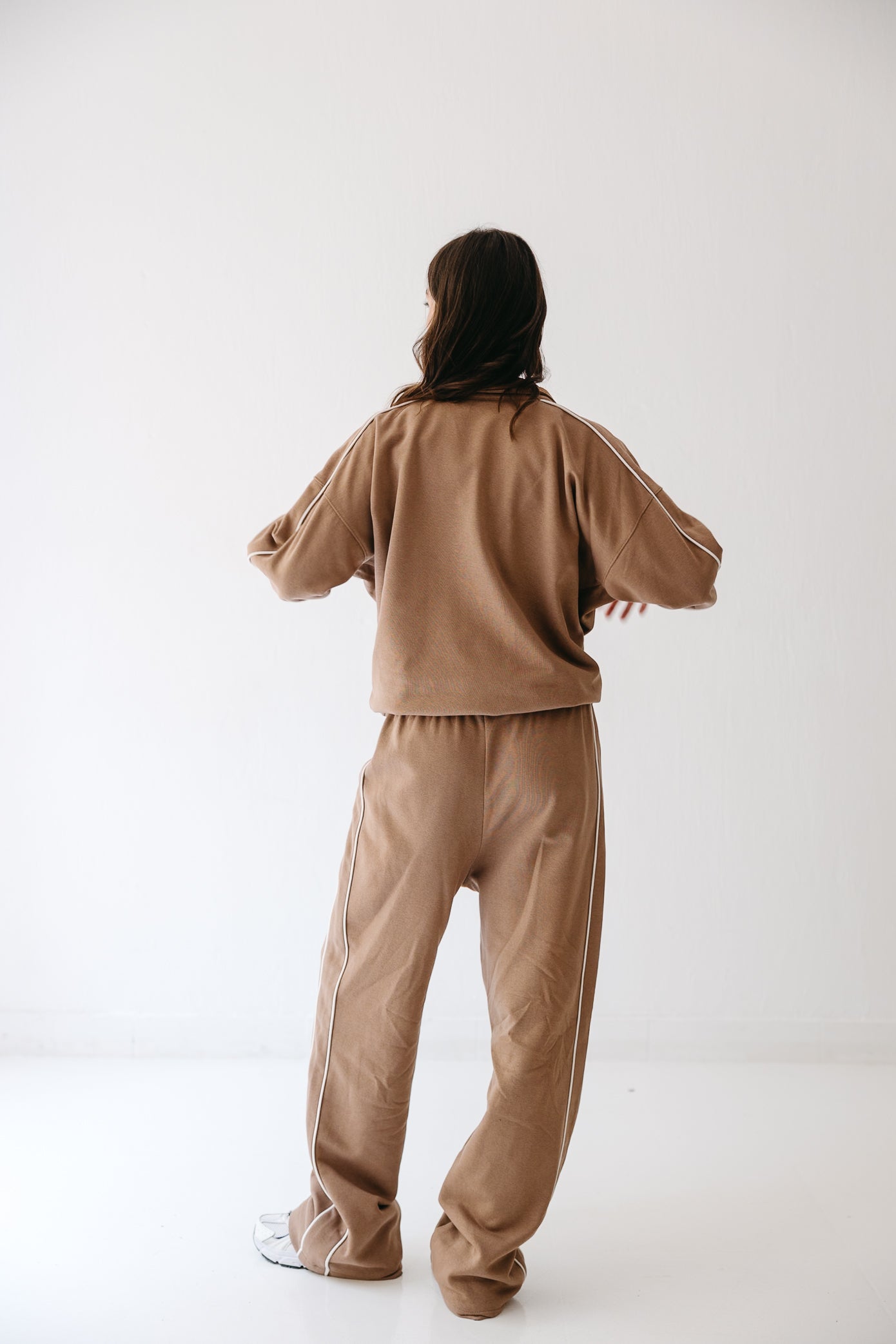The Line set in Tan
