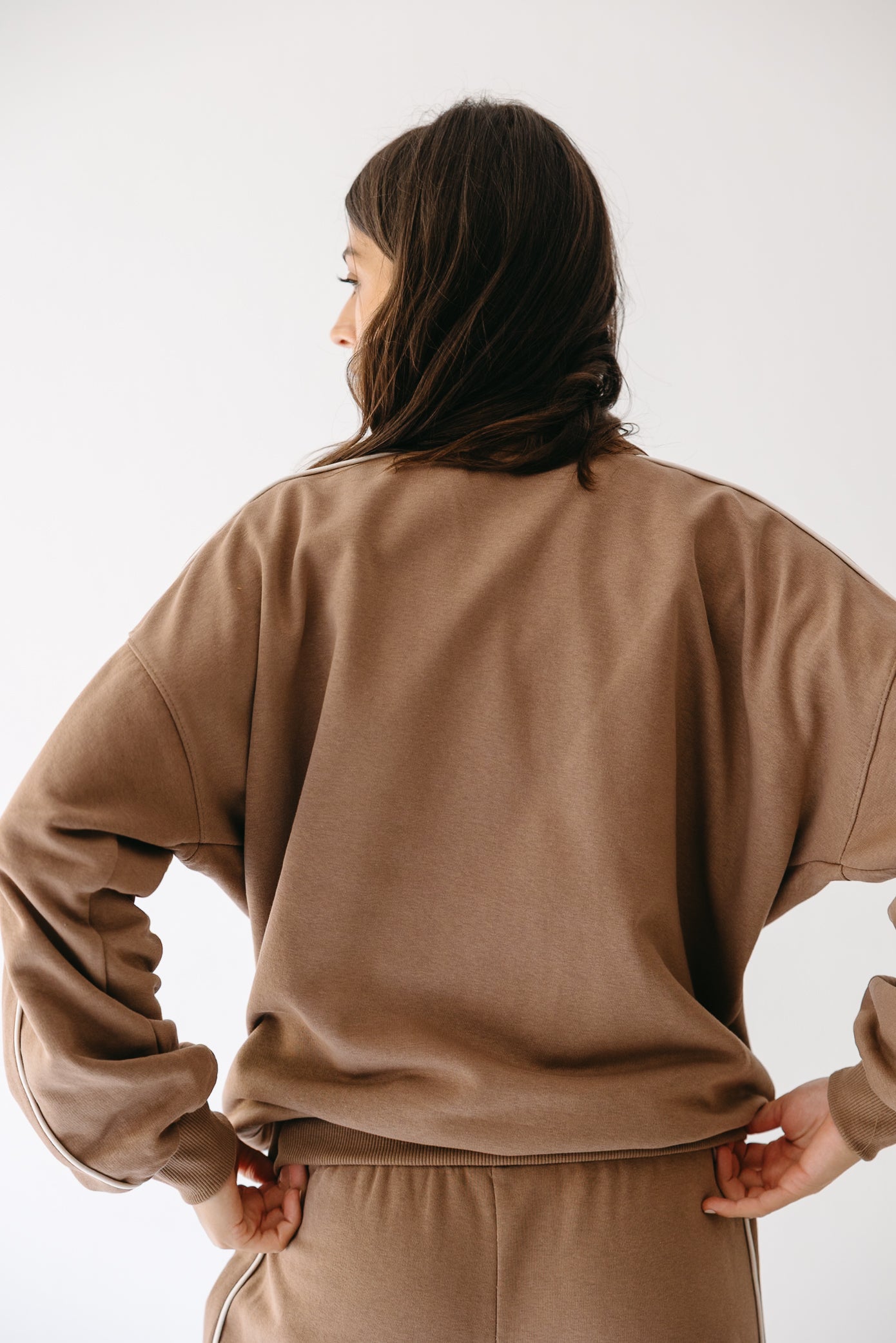 The Line set in Tan