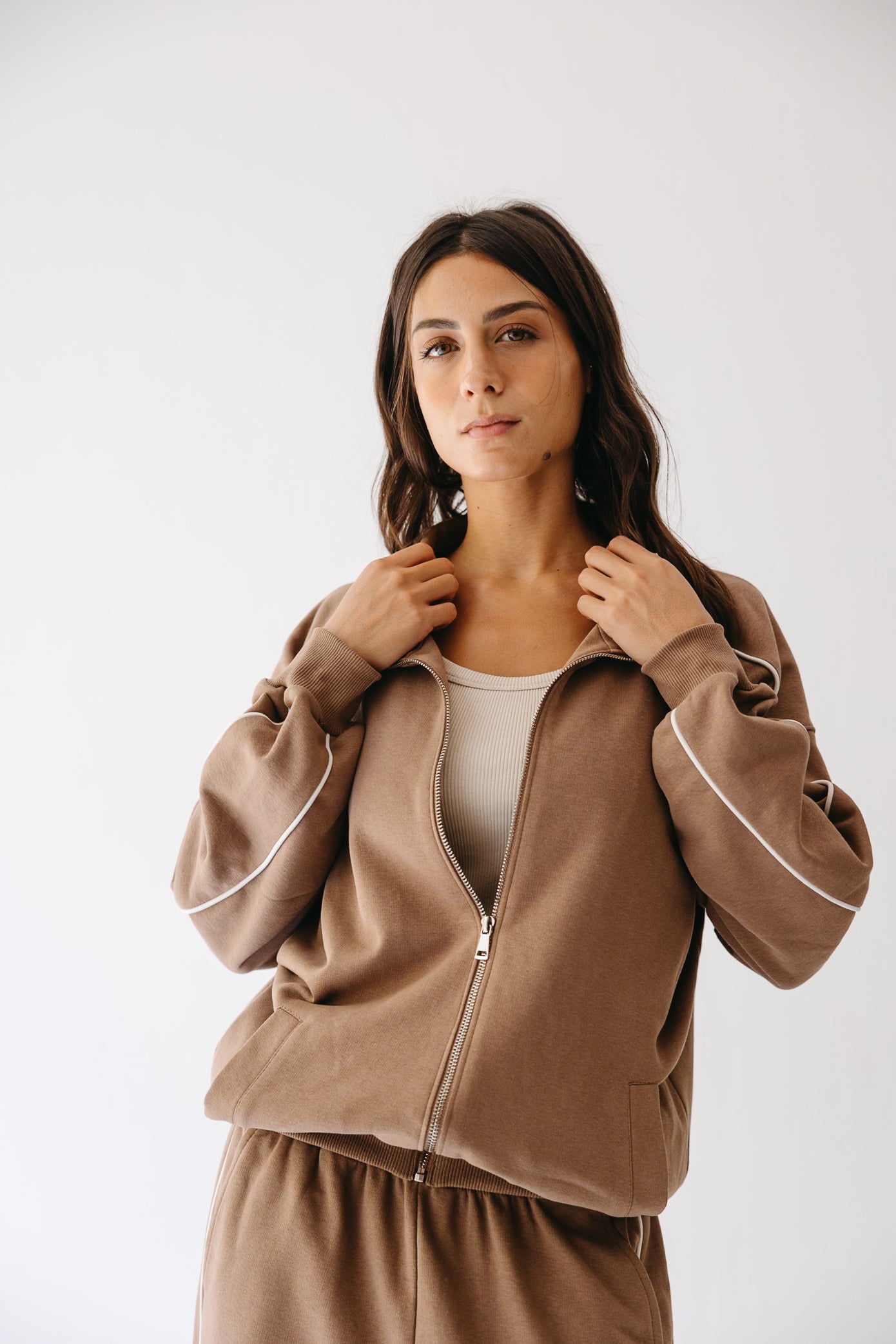 The Line set in Tan