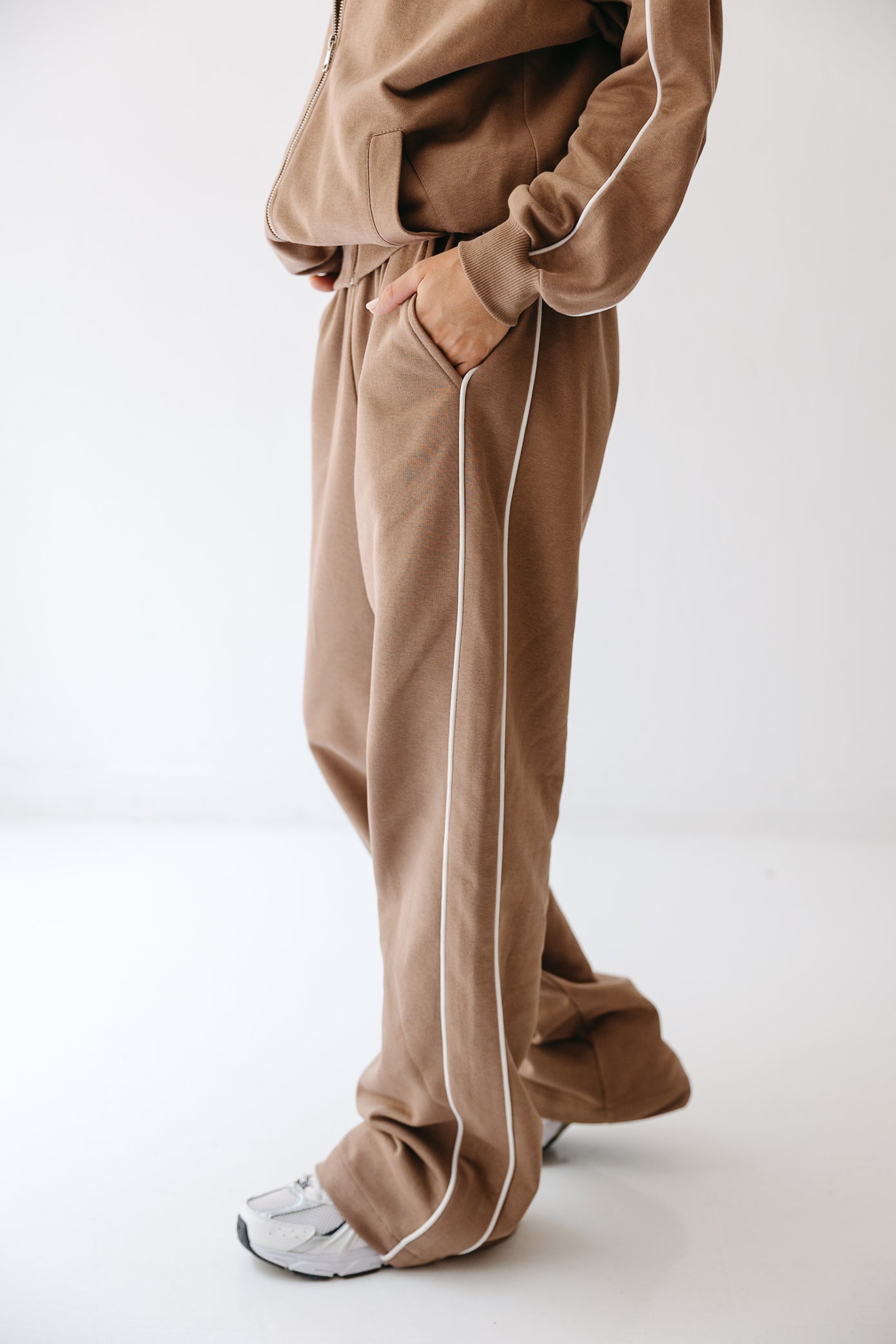 The Line set in Tan