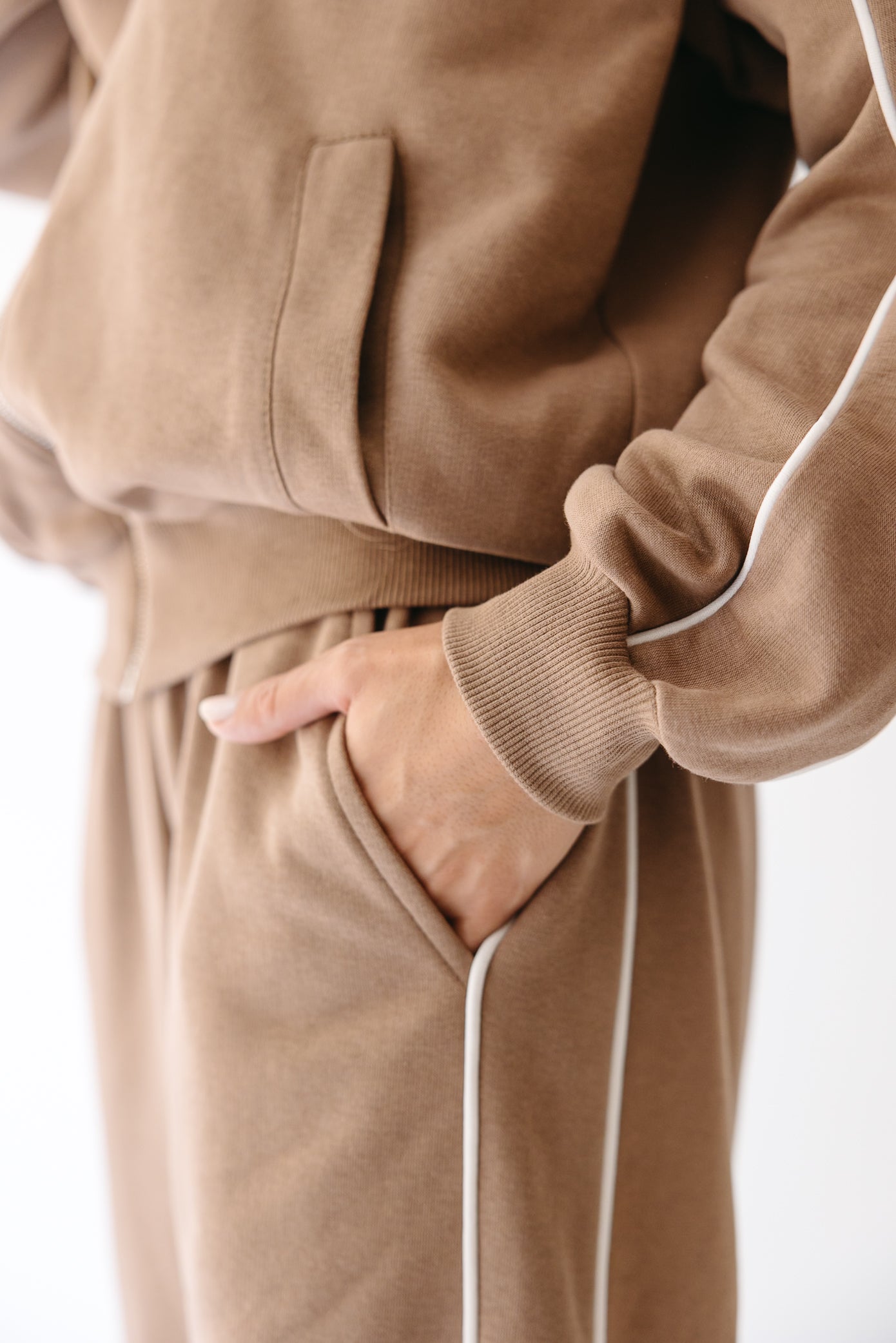 The Line set in Tan