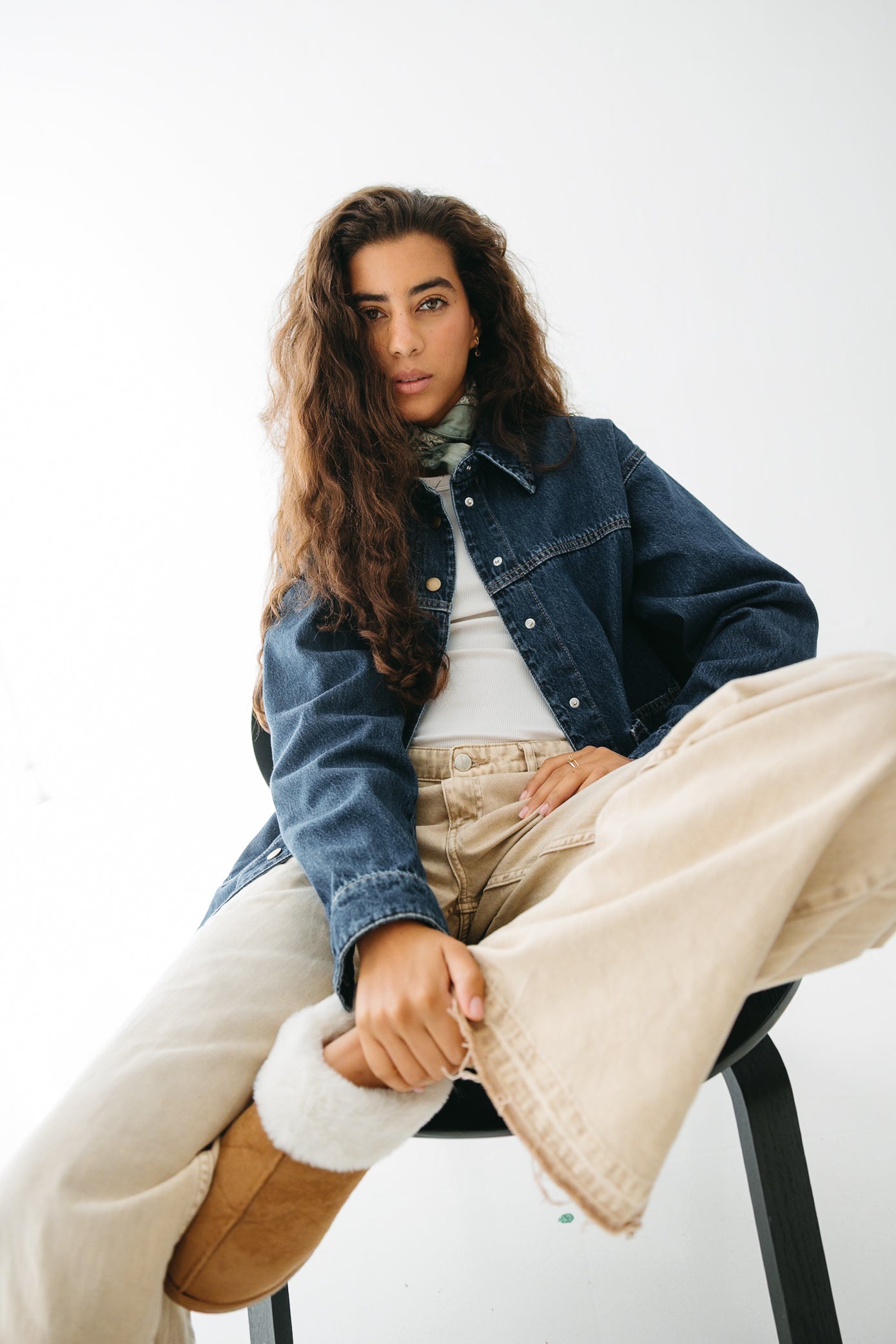 The Origin Denim Jacket in Deep Blue